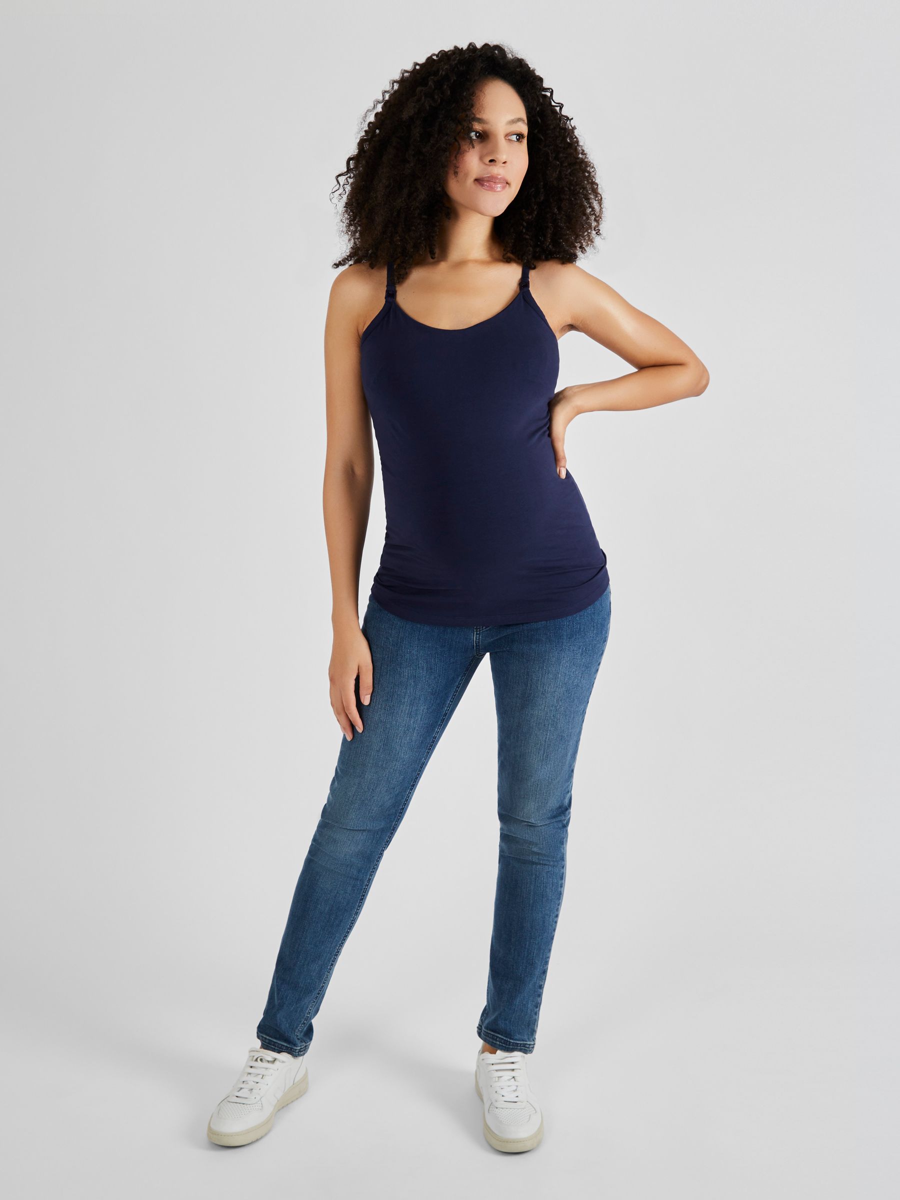 Midnight Blue Maternity & Nursing Vest - Image 3 of 4