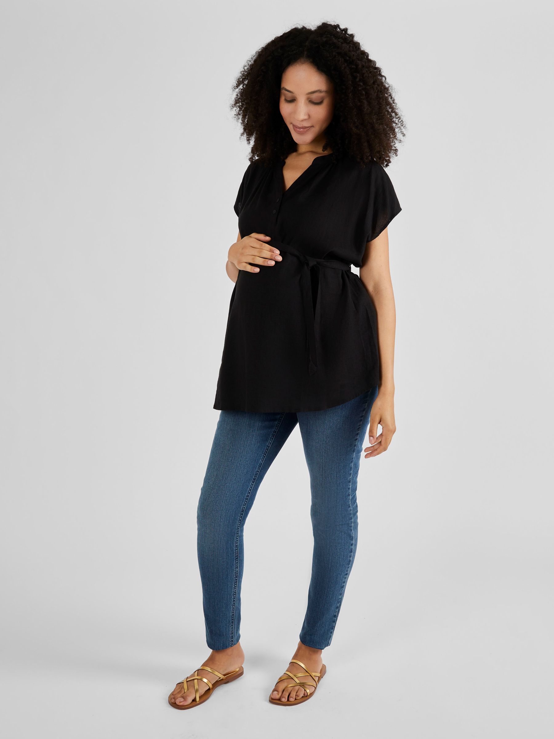 Black Maternity Blouse - Image 2 of 4