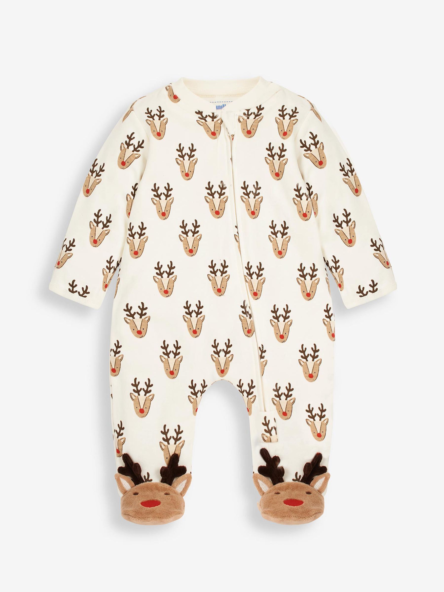 Reindeer Baby Gift Set in Cream - Image 2 of 5