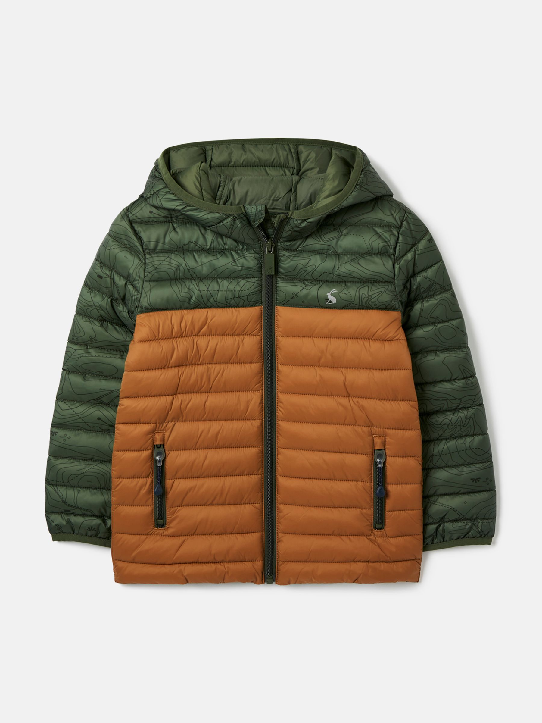 Green Showerproof Padded Packable Coat - Image 1 of 6