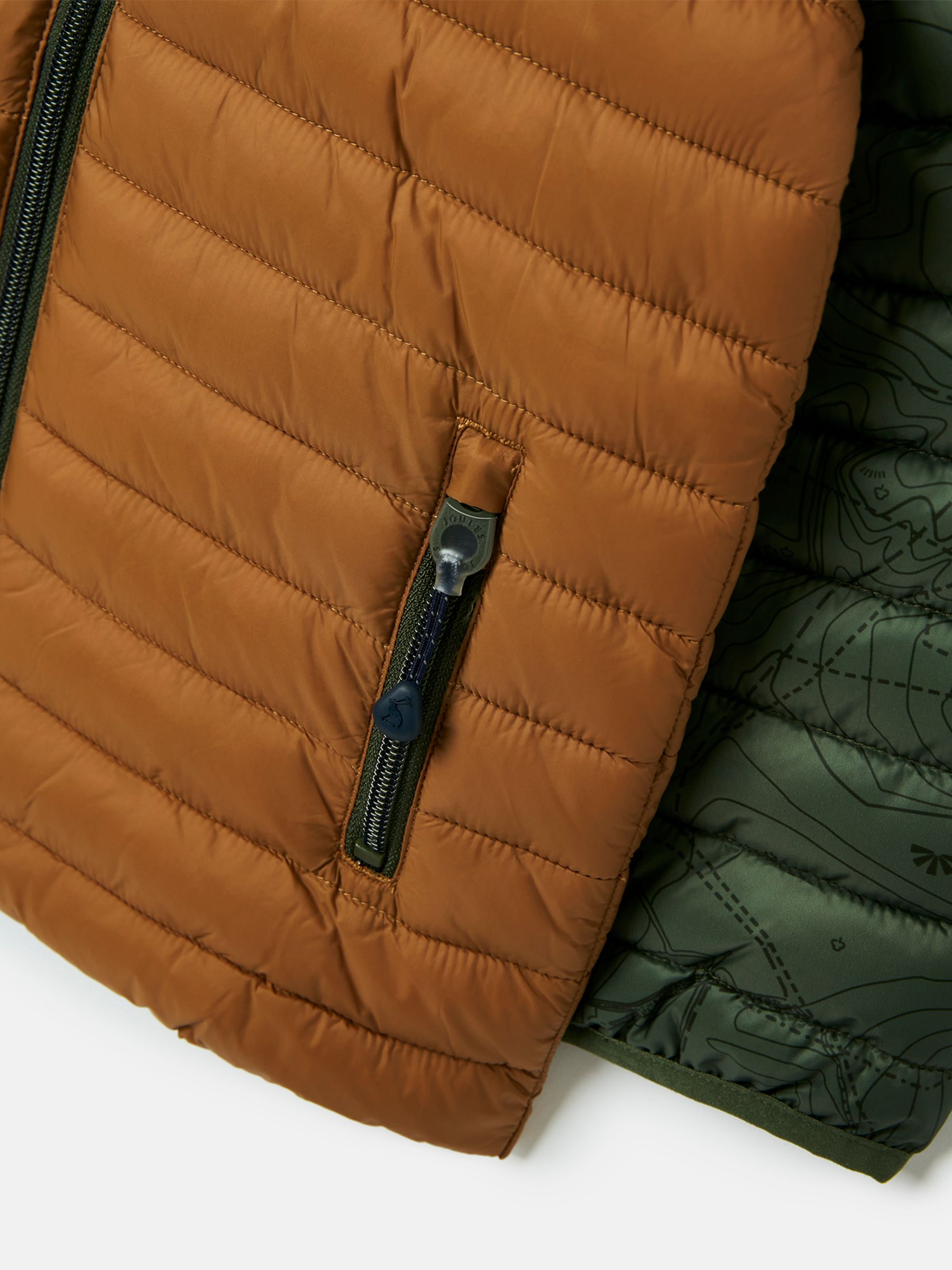 Green Showerproof Padded Packable Coat - Image 4 of 6
