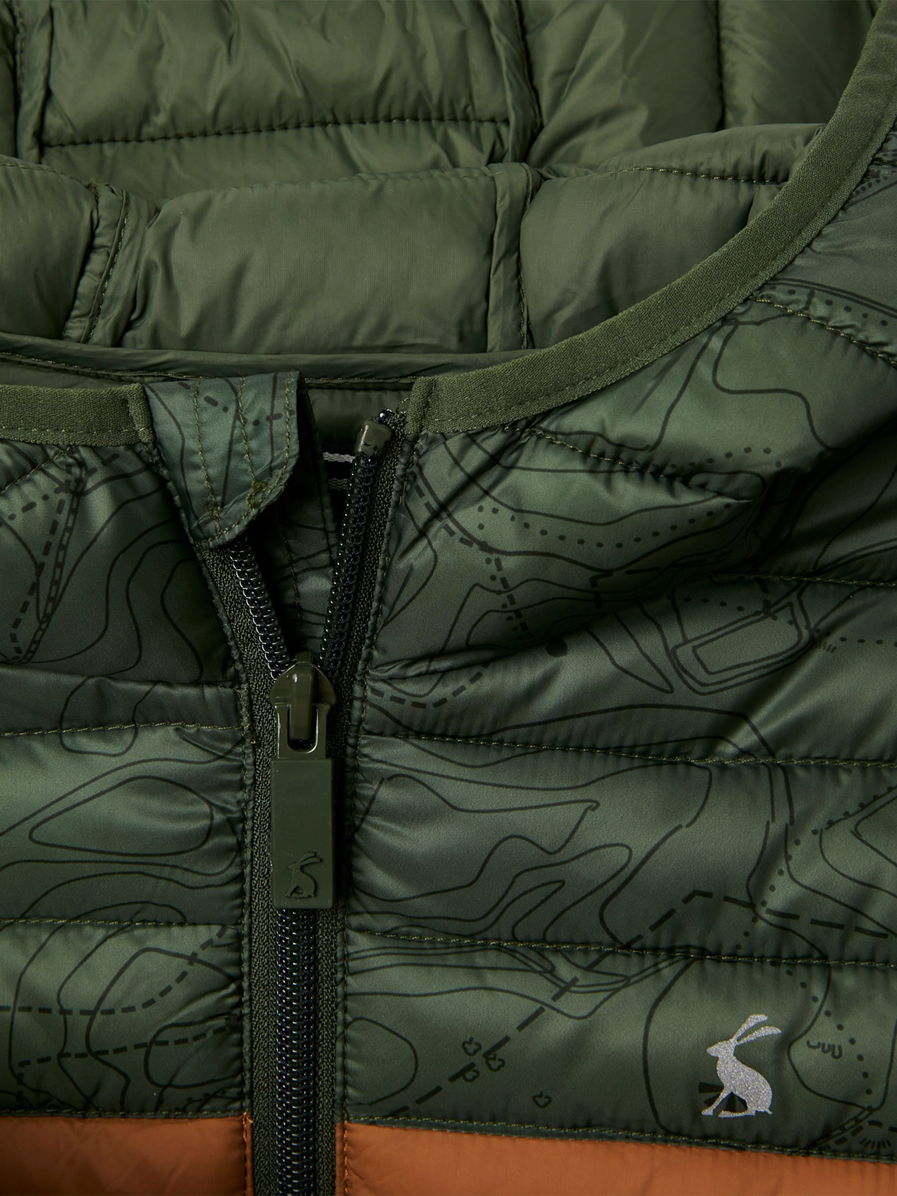 Green Showerproof Padded Packable Coat - Image 5 of 6