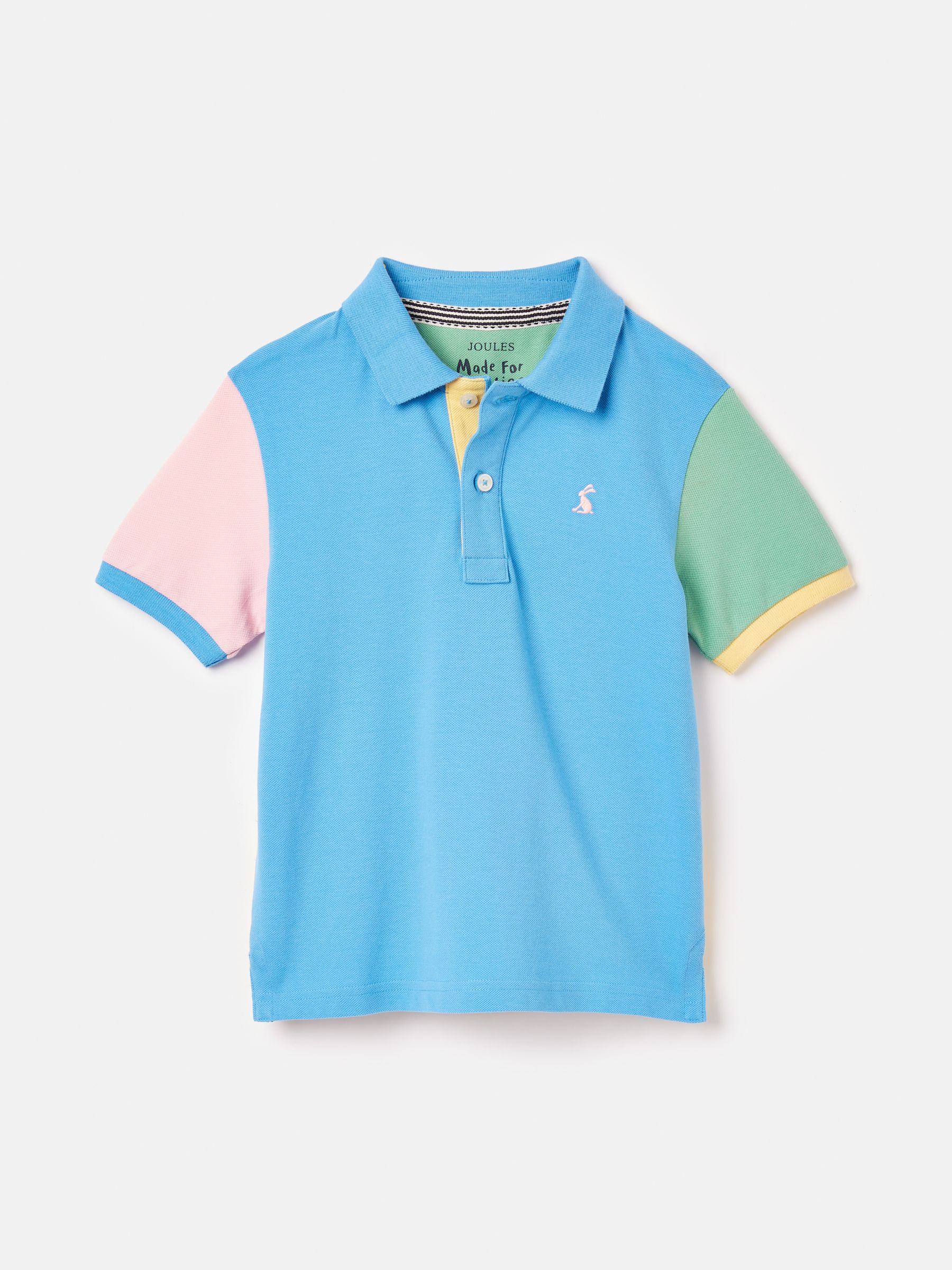 Boys' Woody Multi Pique Cotton Polo Shirt - Image 1 of 7