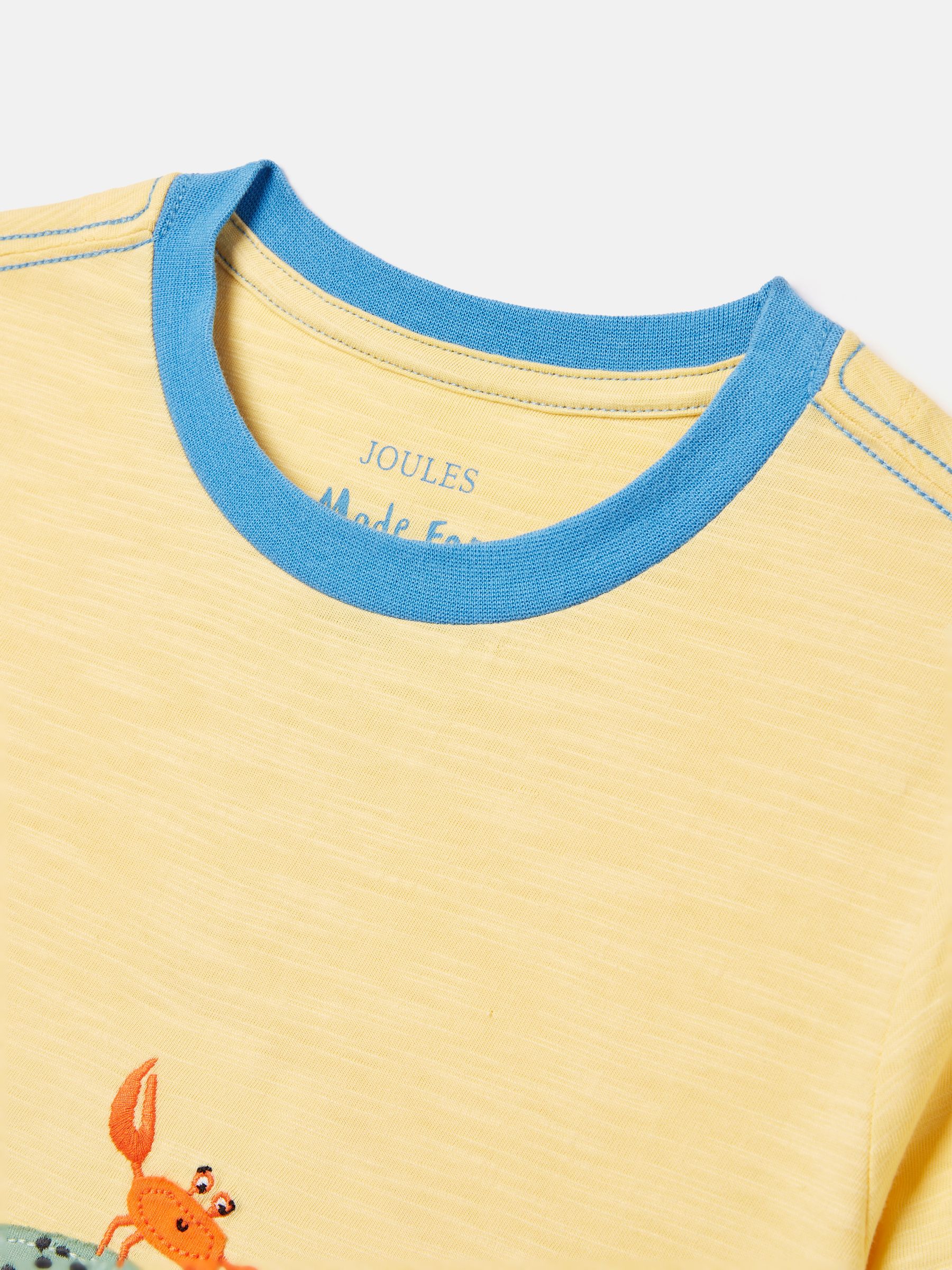 Boys' Archie Yellow Crocodile Artwork T-Shirt - Image 3 of 7