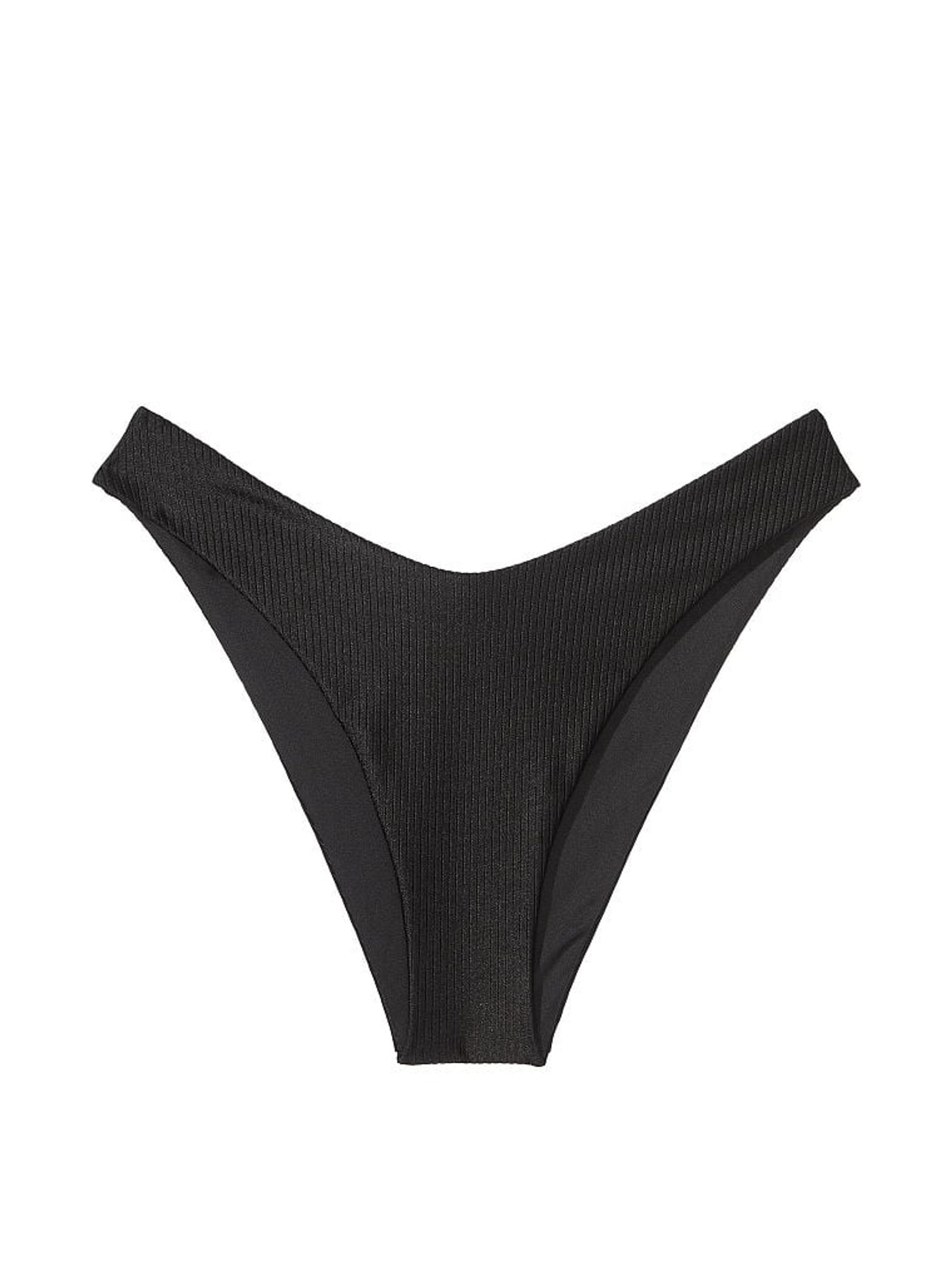 Pure Black Brazilian Bikini Bottom - Image 3 of 4