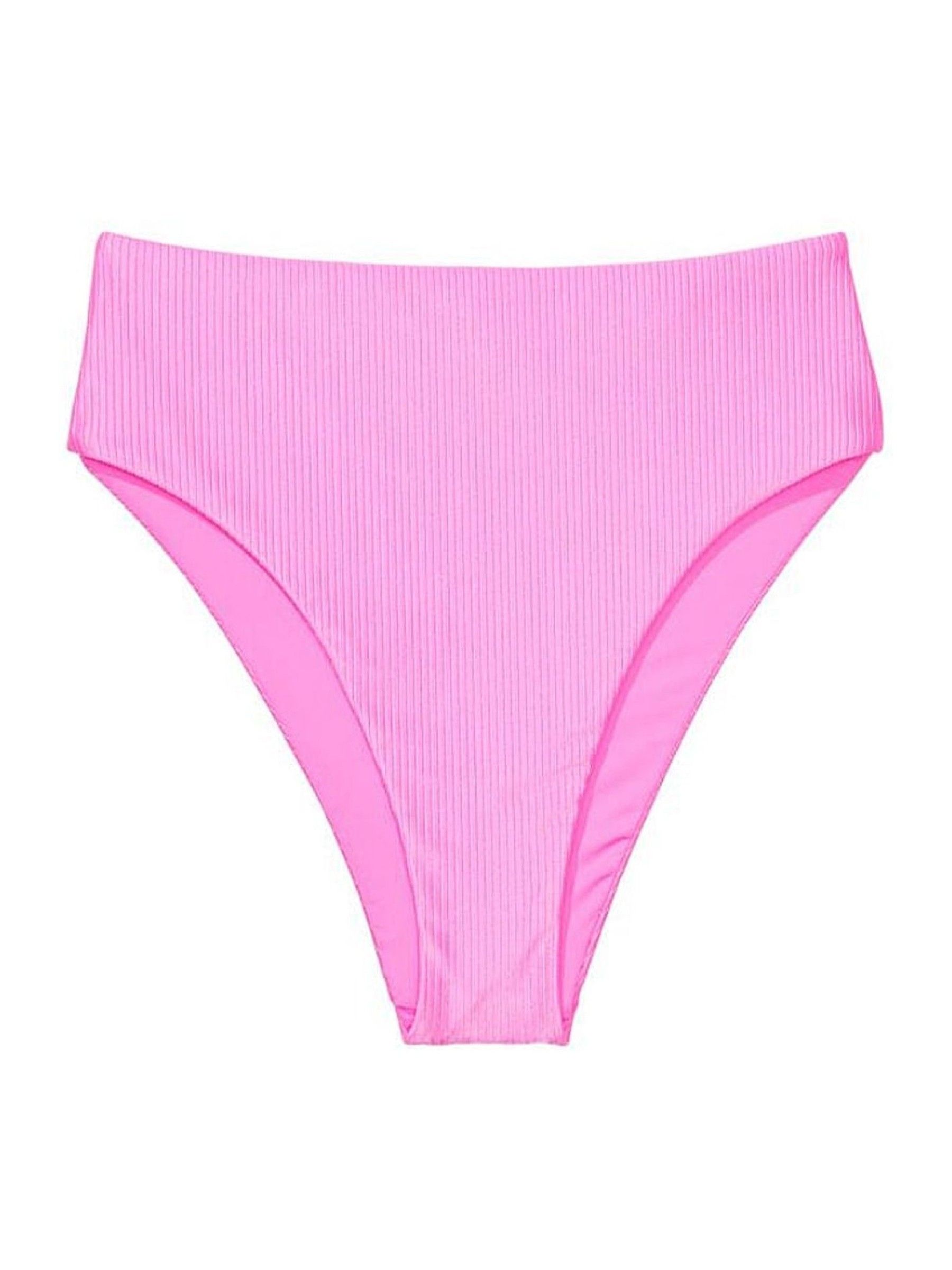 Lola Pink High Waisted Bikini Bottom - Image 3 of 3