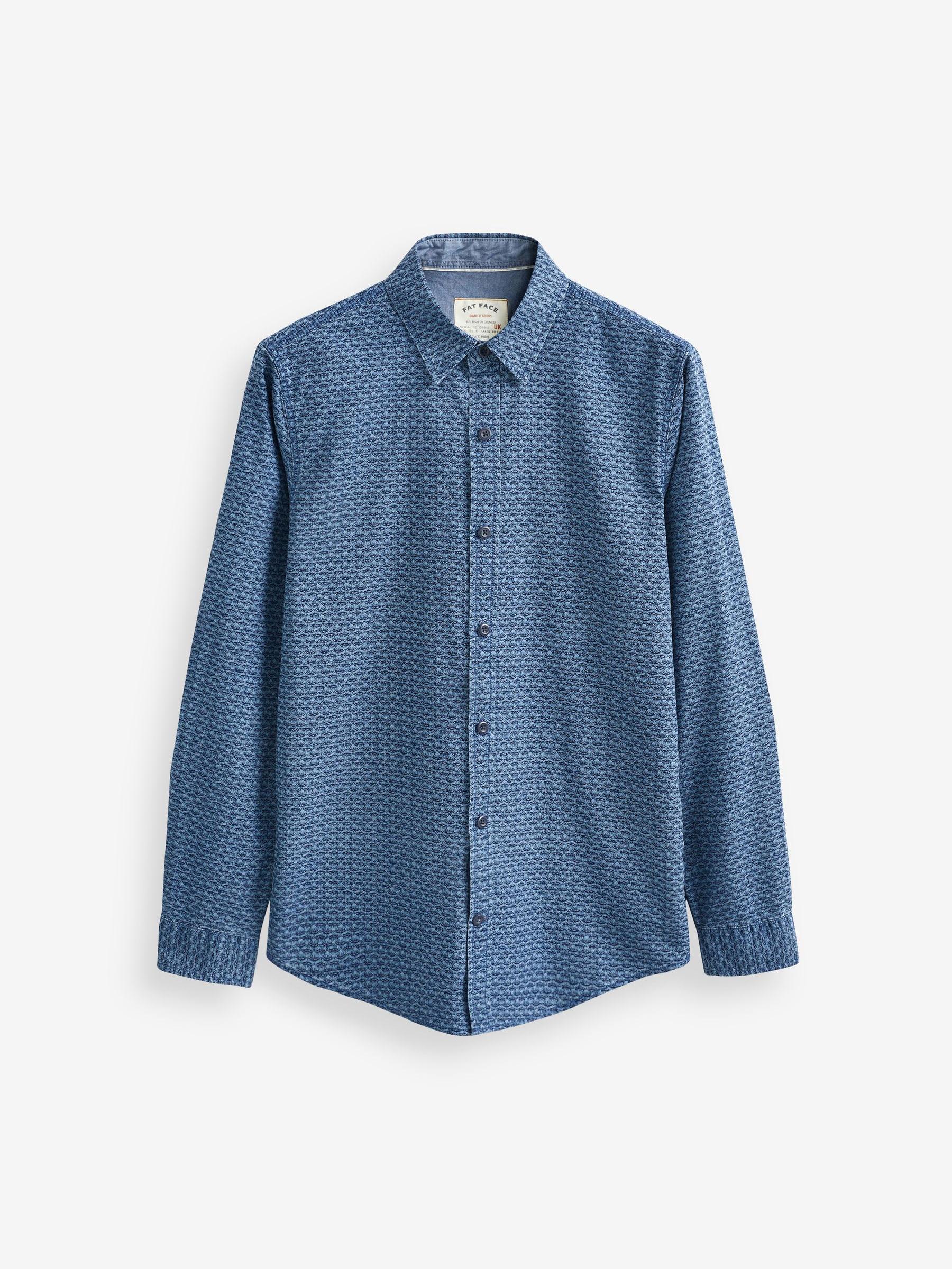 Blue Fanmore Print Shirt - Image 4 of 4