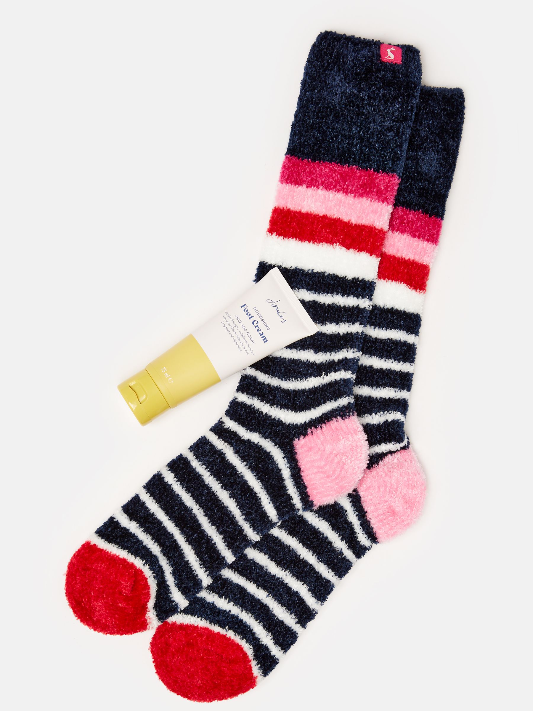 Blue Fluffy Socks & Foot Cream - Image 2 of 4