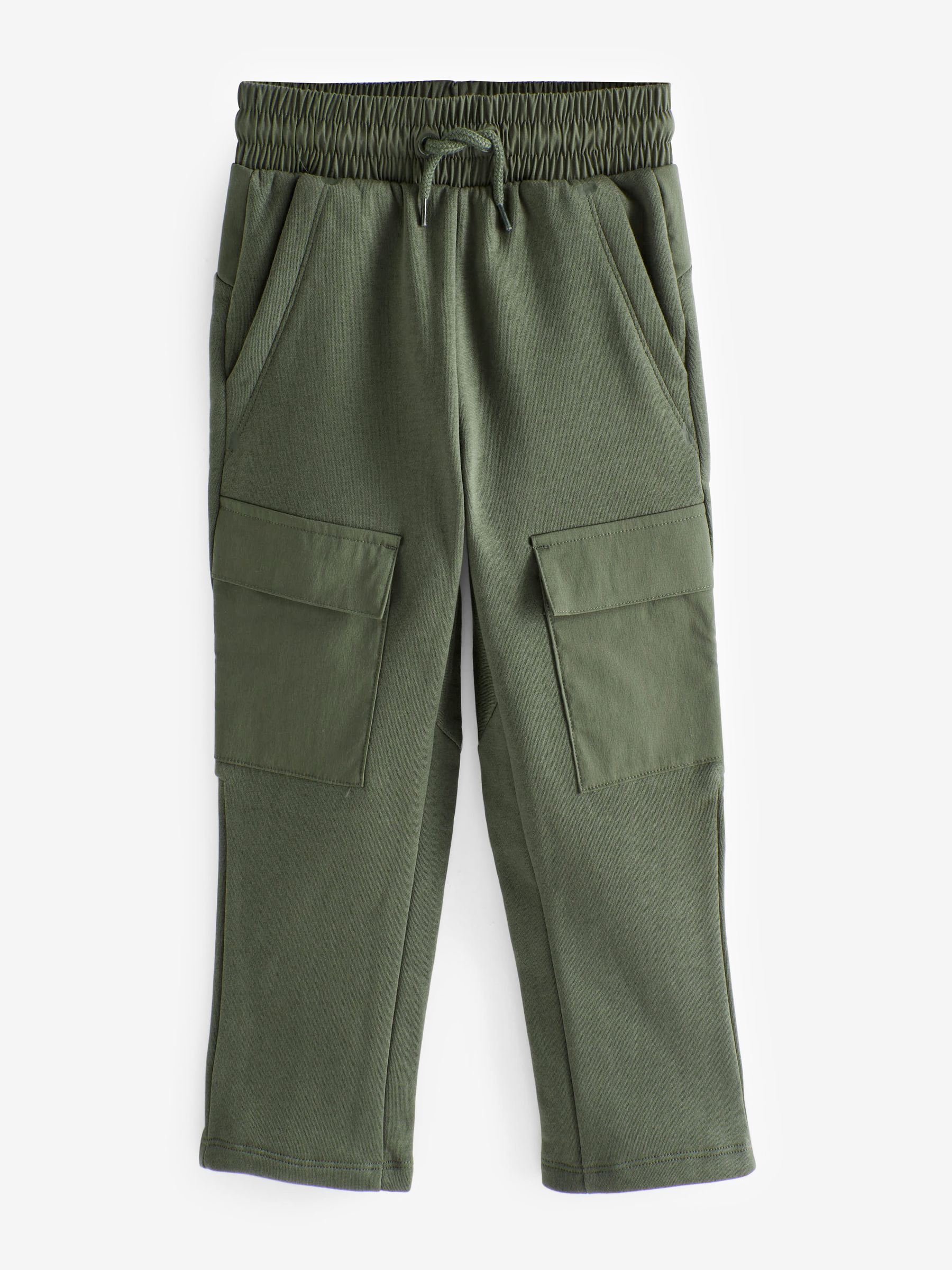 Green Cargo Straight Fit Joggers (4-13yrs) - Image 1 of 3