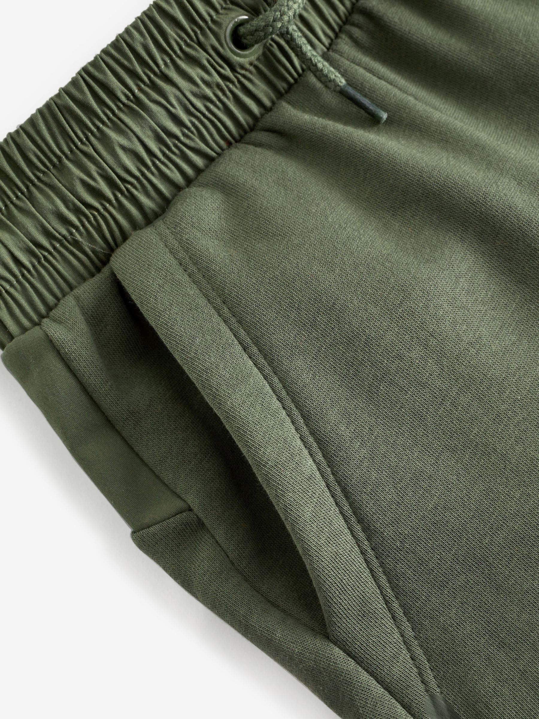 Green Cargo Straight Fit Joggers (4-13yrs) - Image 3 of 3