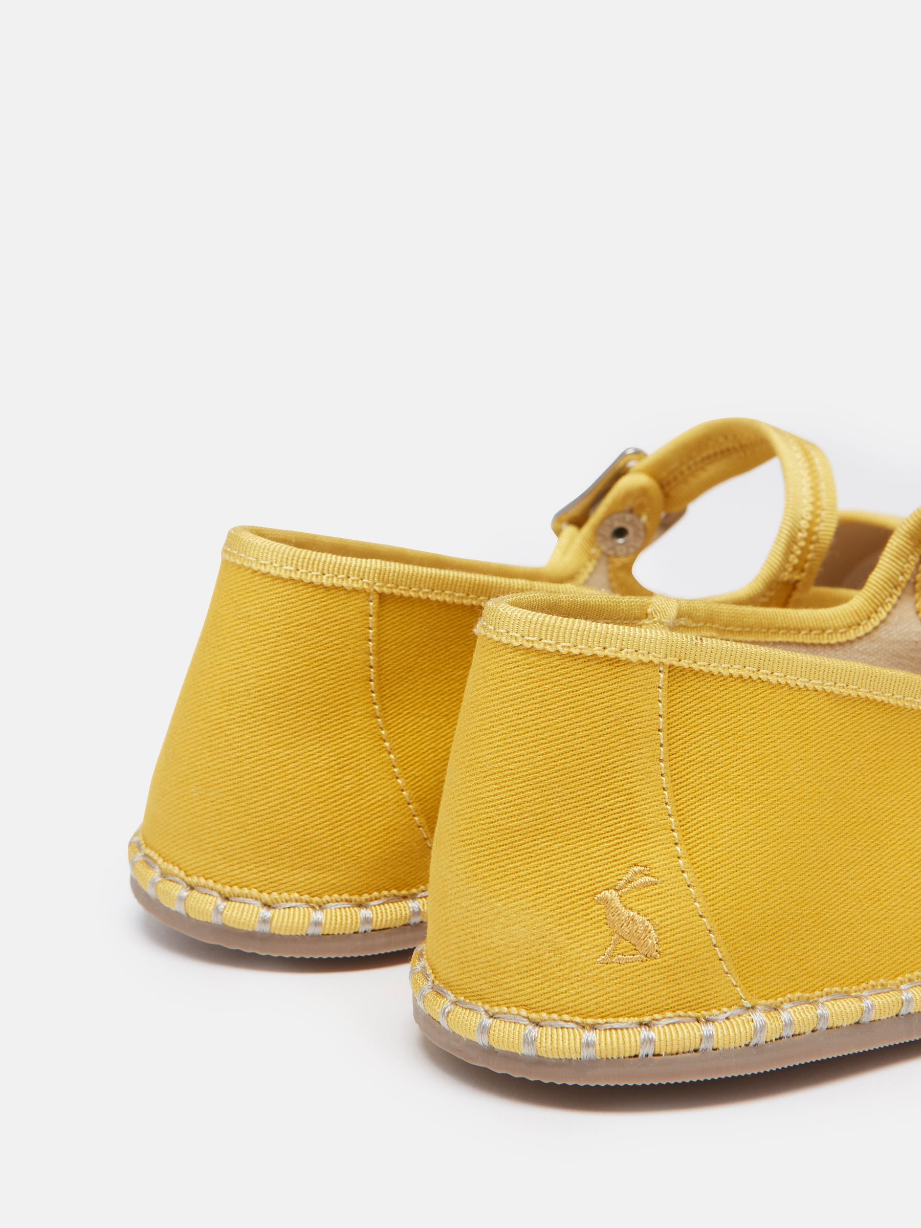Maddison Yellow Canvas Mary Jane Shoes - Image 6 of 6