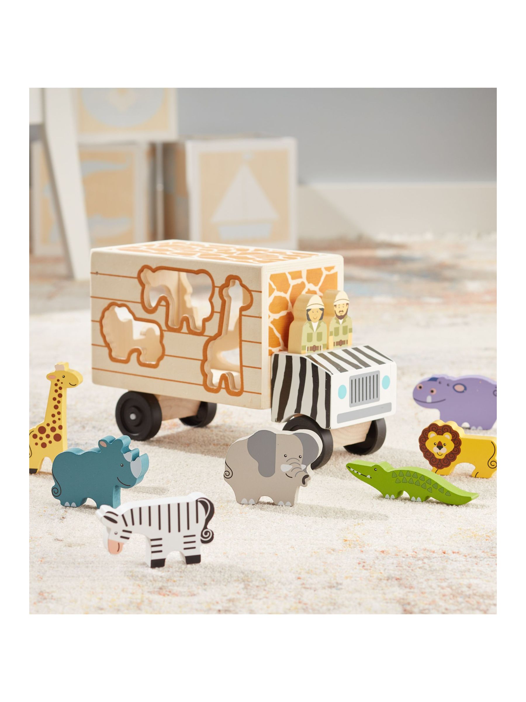 Melissa & Doug Safari Animal Rescue Truck - Image 9 of 9