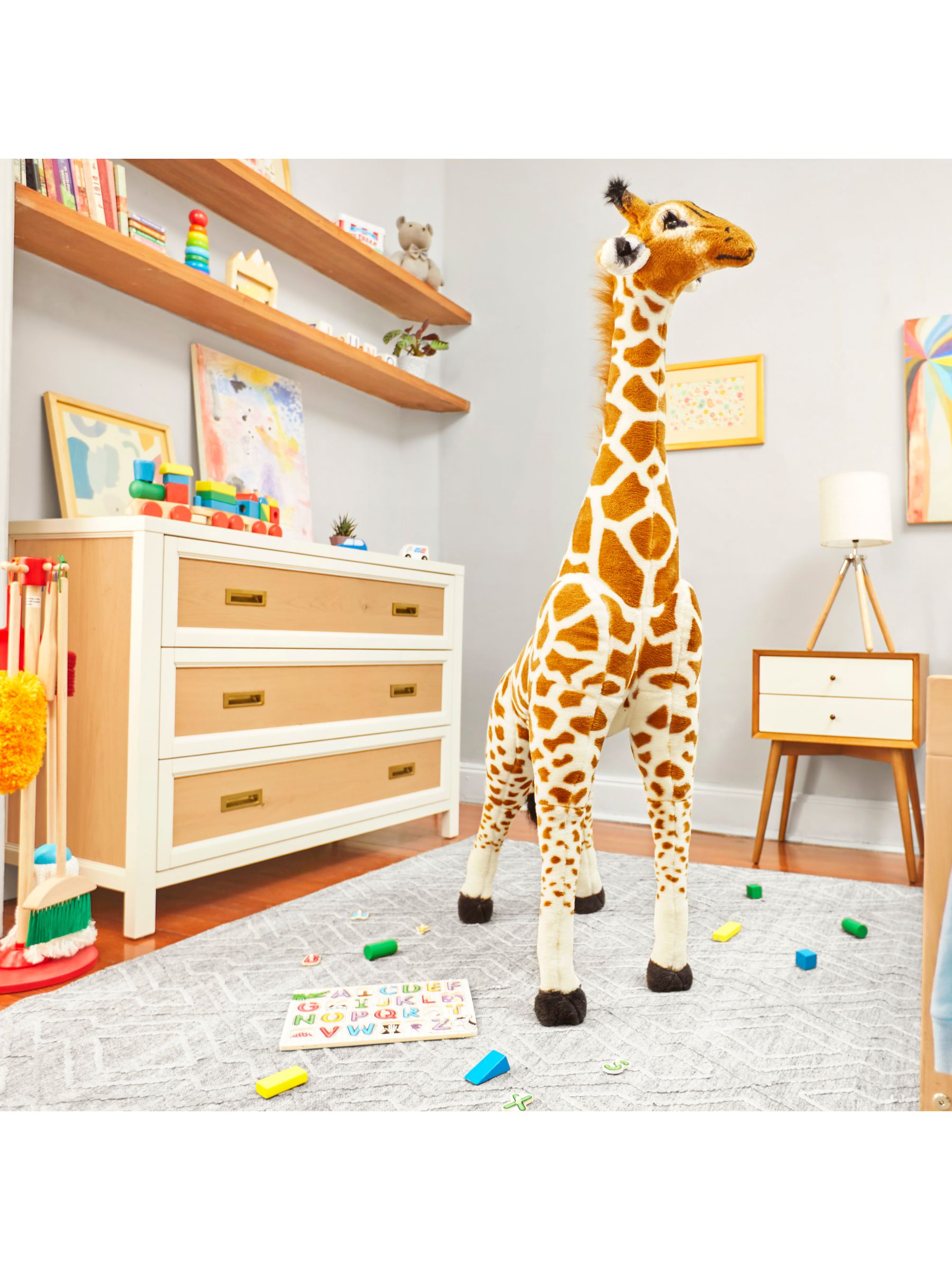 Melissa & Doug Giraffe Plush Toy - Image 2 of 9