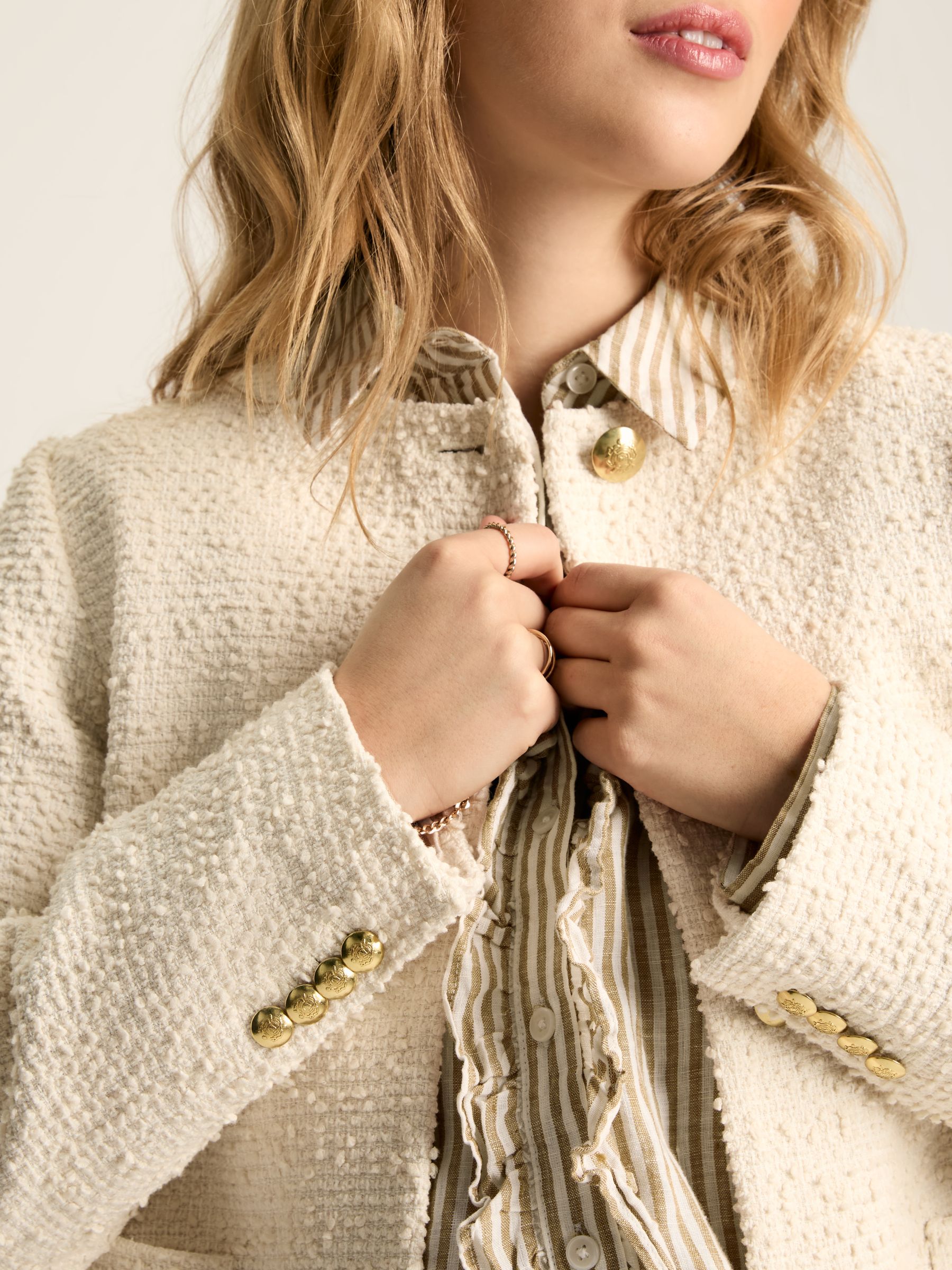 Hampstead Cream Boucle Jacket - Image 7 of 8