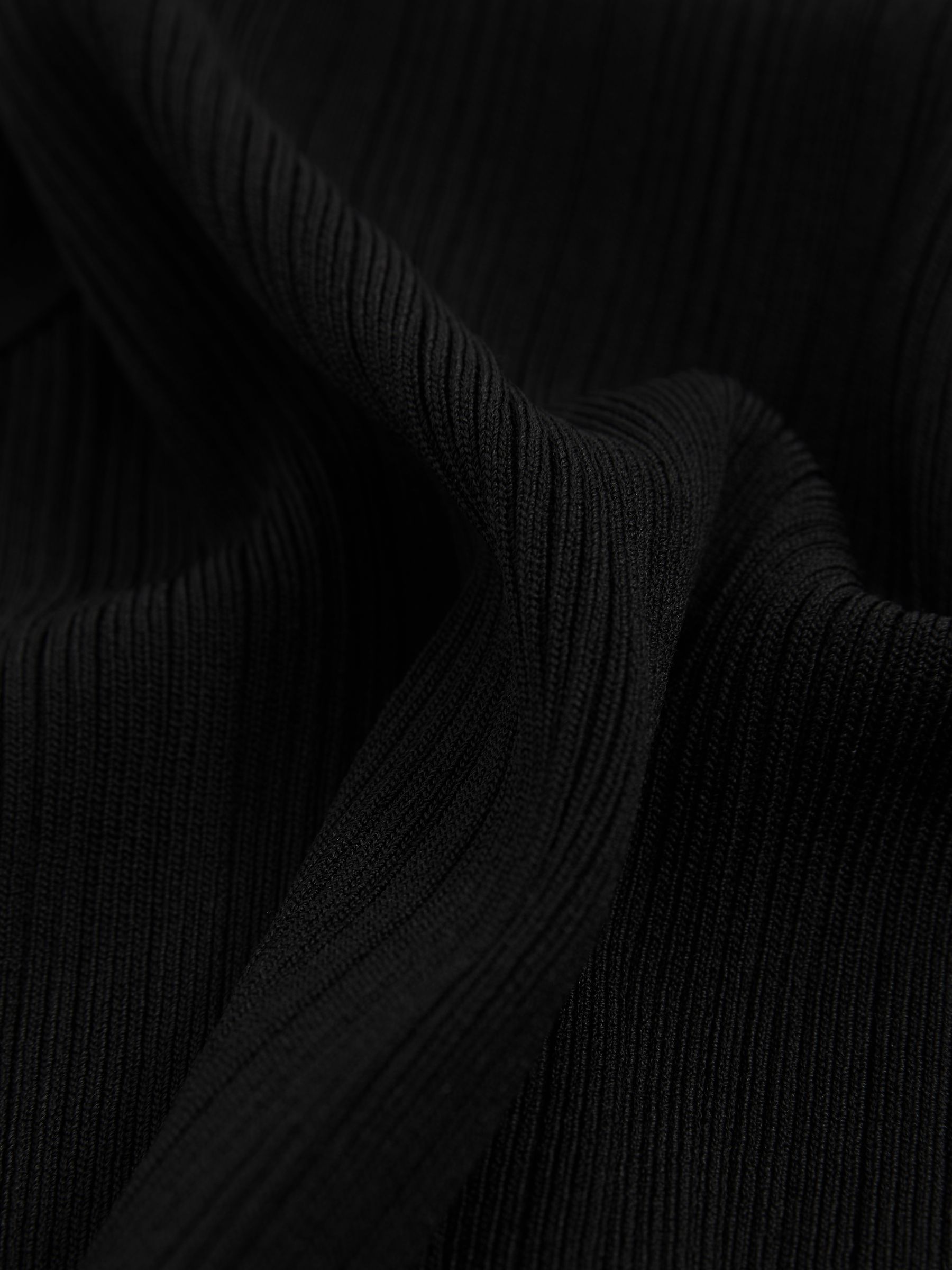 Good American Ribbed Vest in Black - Image 5 of 5