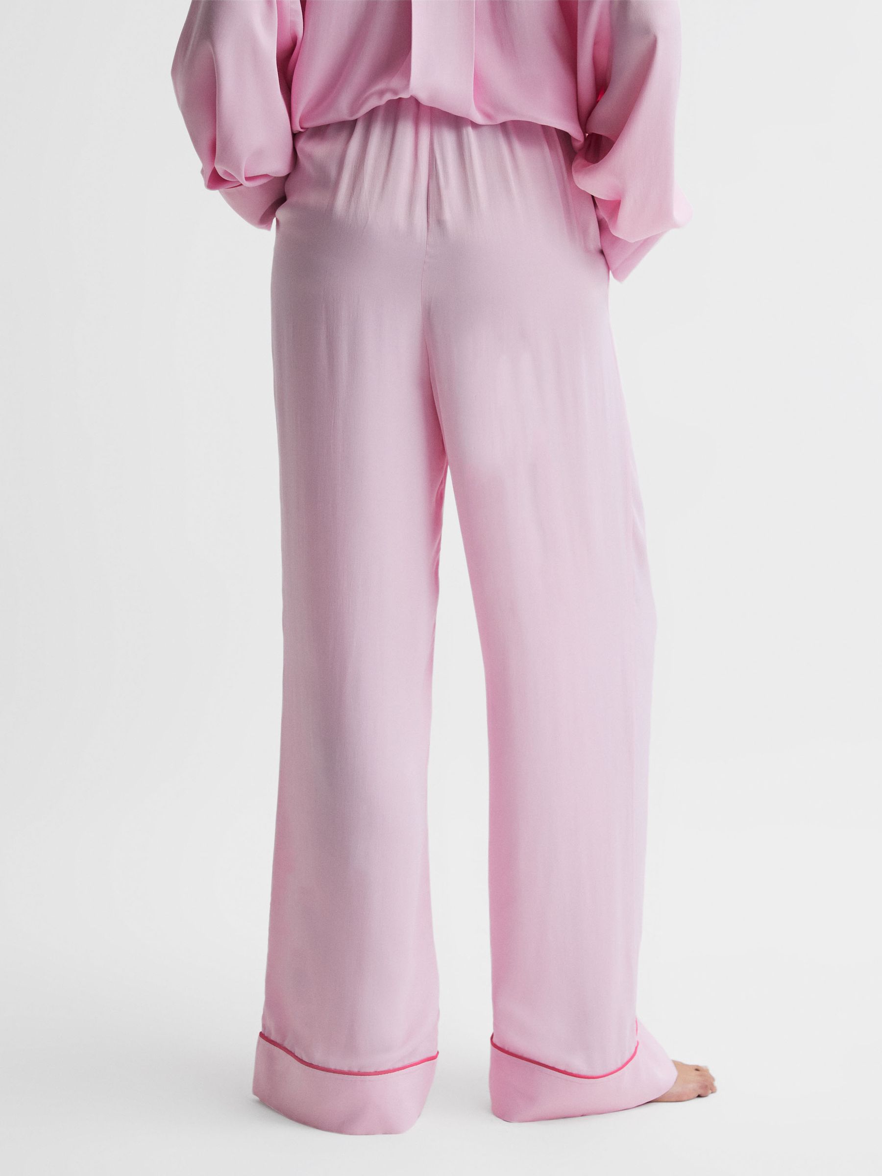 Sleeper Relaxed Drawstring Trousers in Bubblegum - Image 6 of 7