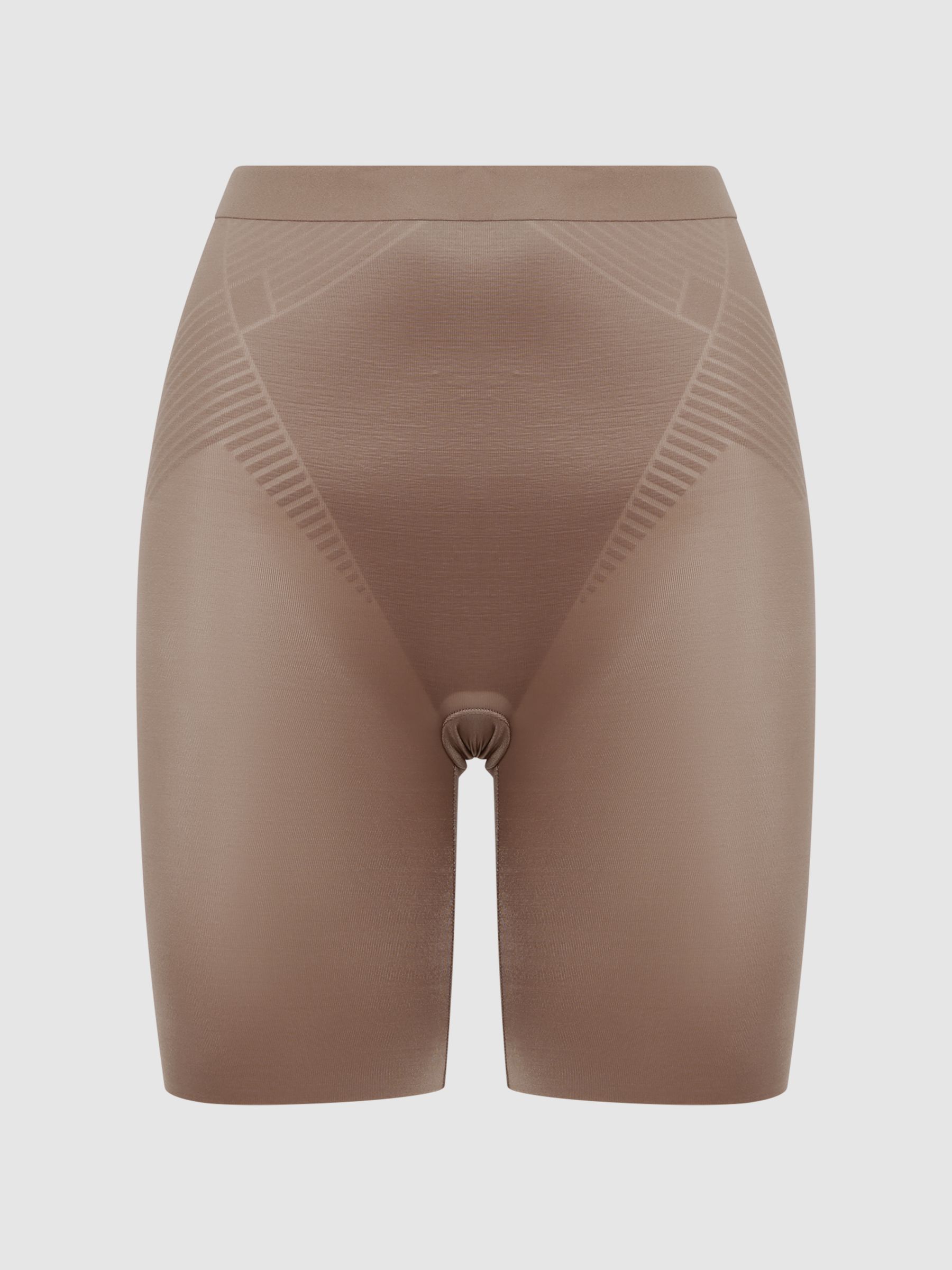 Spanx Shapewear Firming Mid-Thigh Shorts in Cafe Au Lait - Image 2 of 4