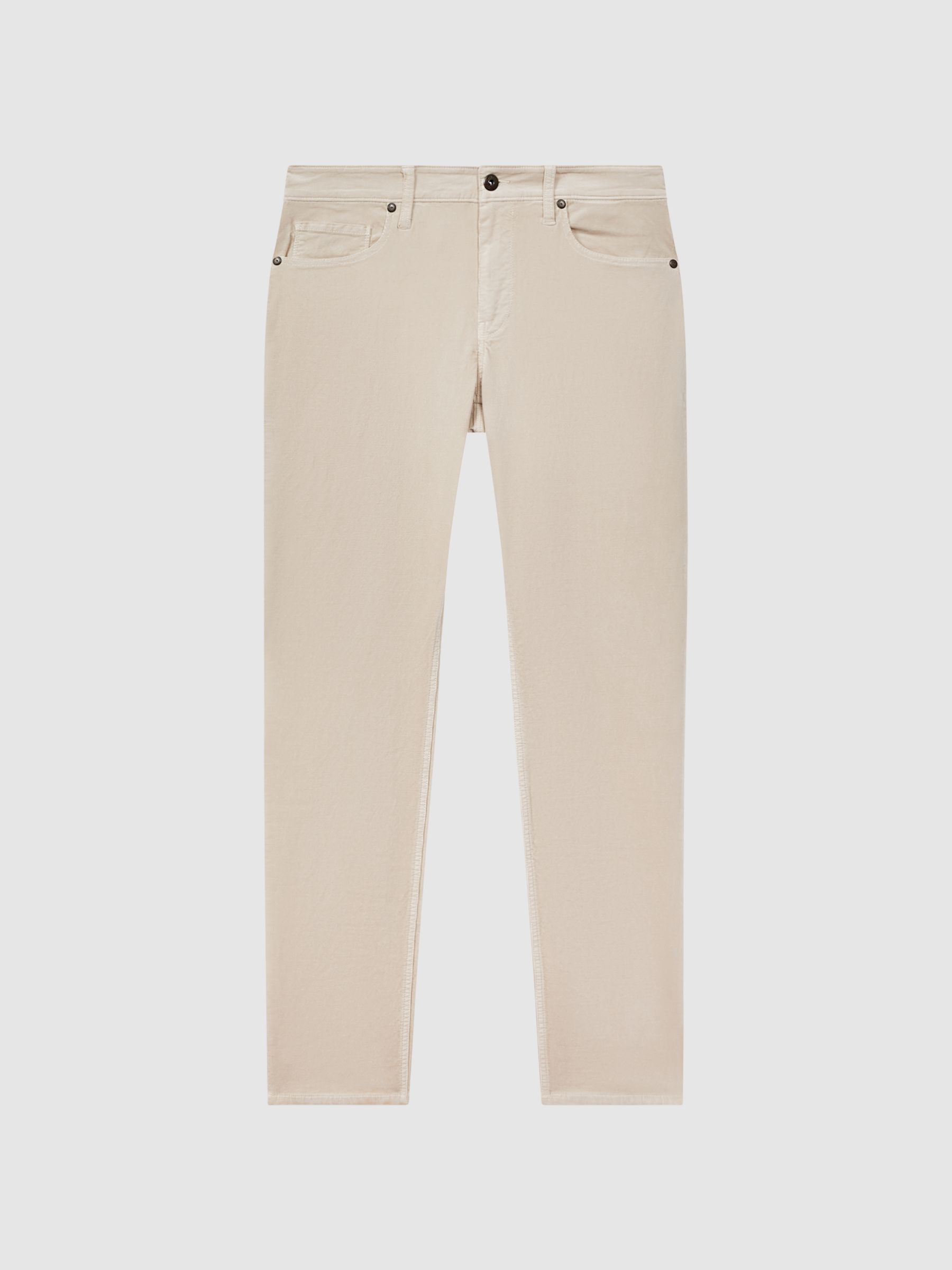 Paige Corduroy Jeans in Ivory Cream - Image 2 of 5