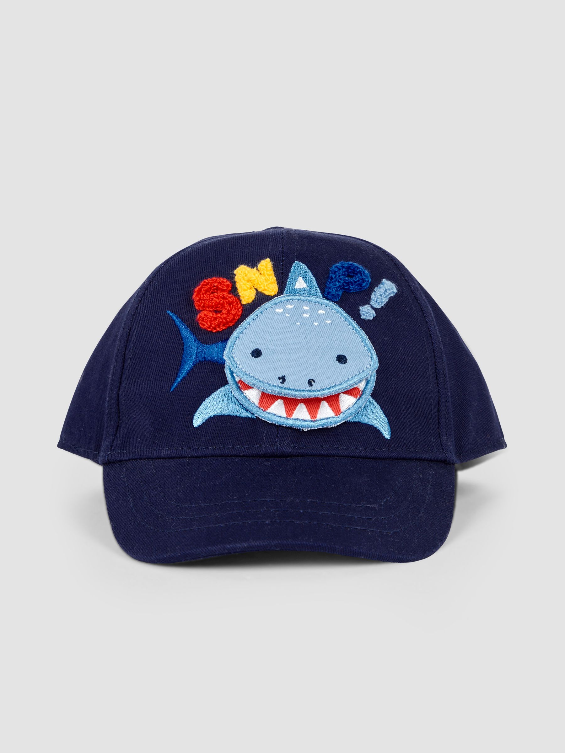 Navy Shark Appliqué Cap - Image 1 of 6