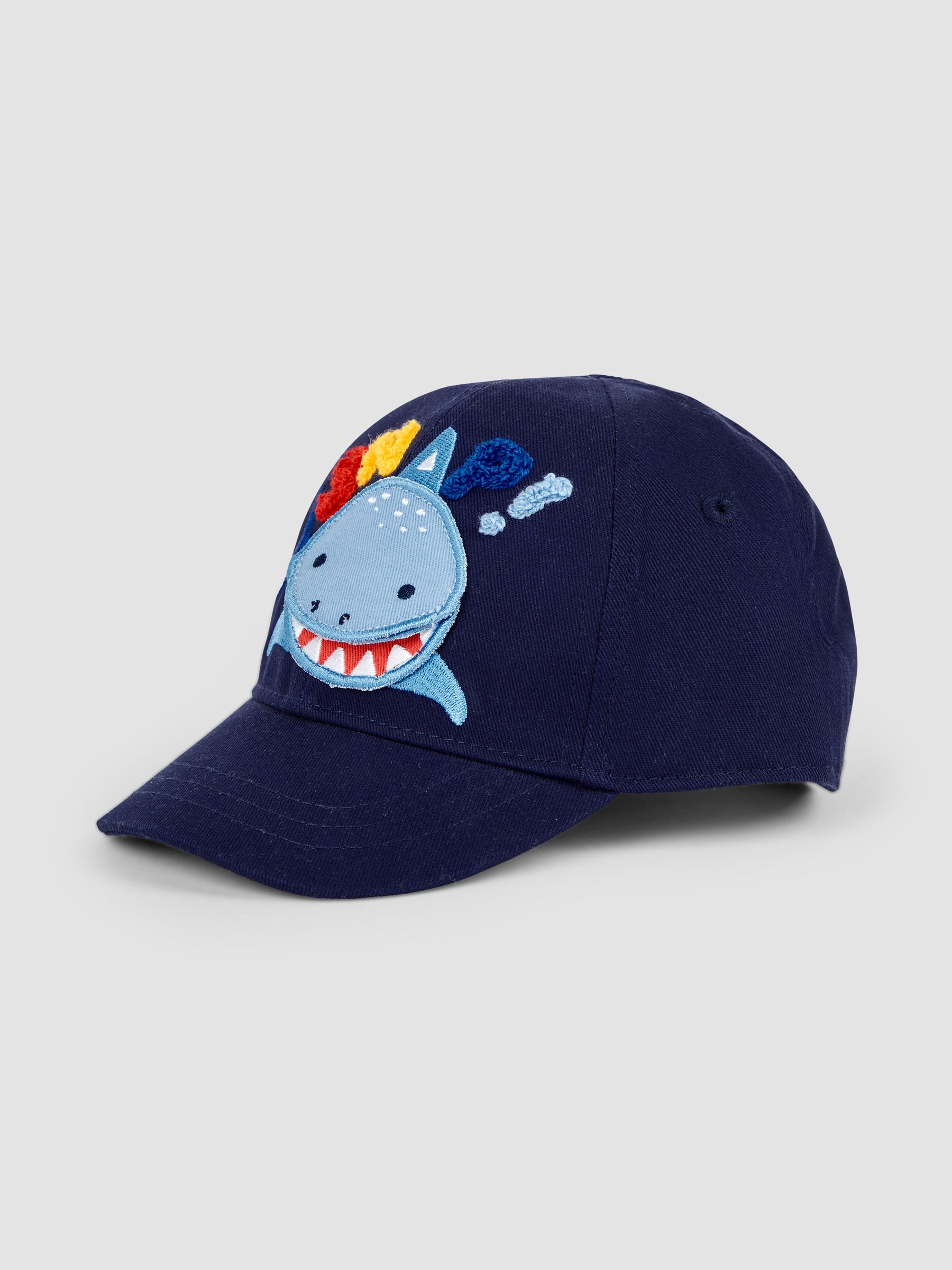 Navy Shark Appliqué Cap - Image 3 of 6