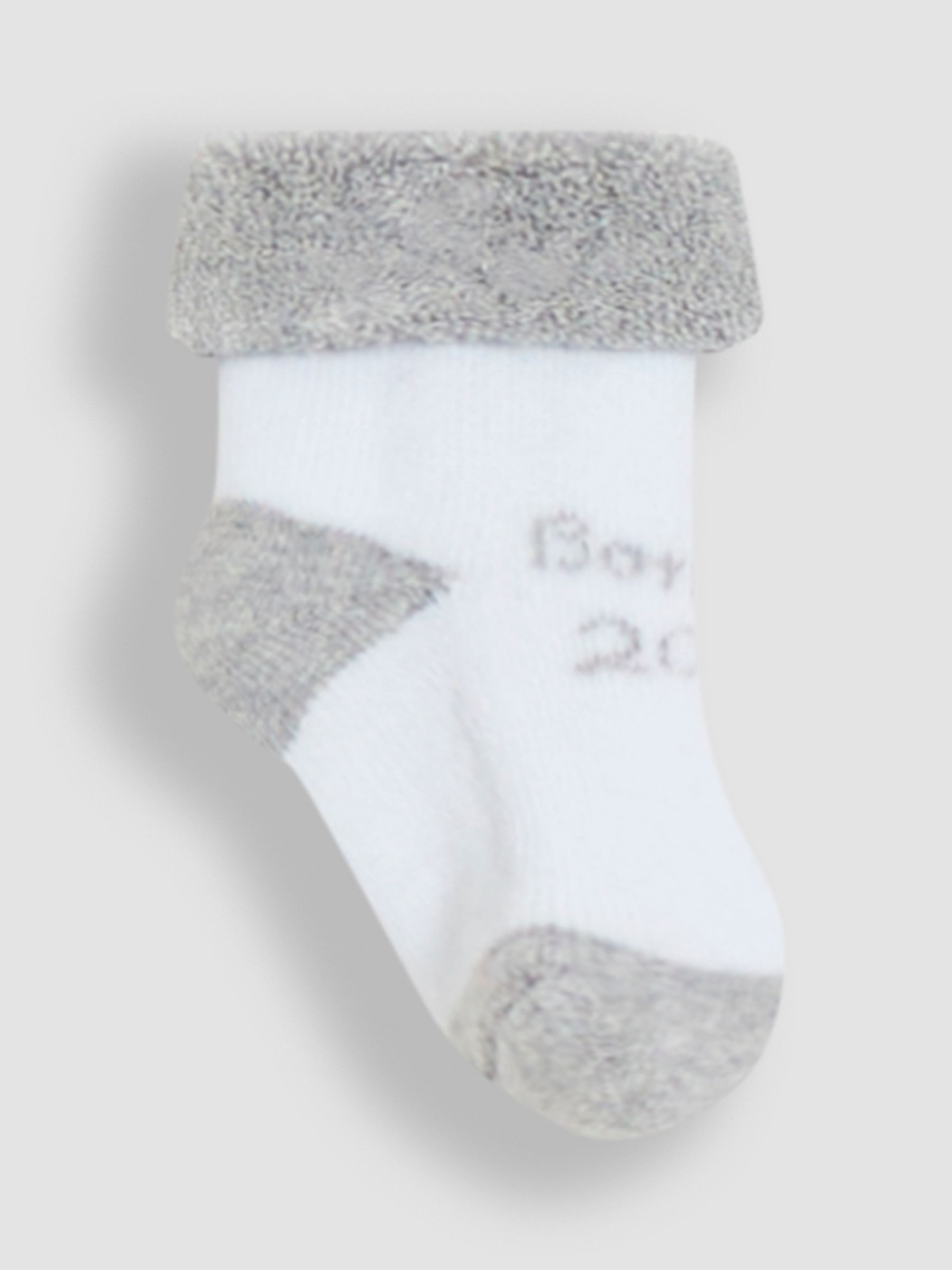 White 2-Pack Born In 2025 Baby Socks - Image 2 of 5