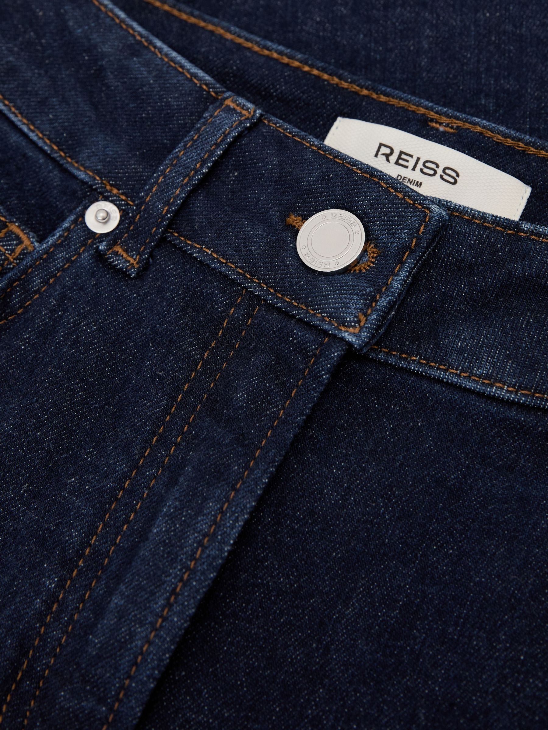 Petite Slim-Leg Mid-Rise Jeans in Dark Blue - Image 7 of 8