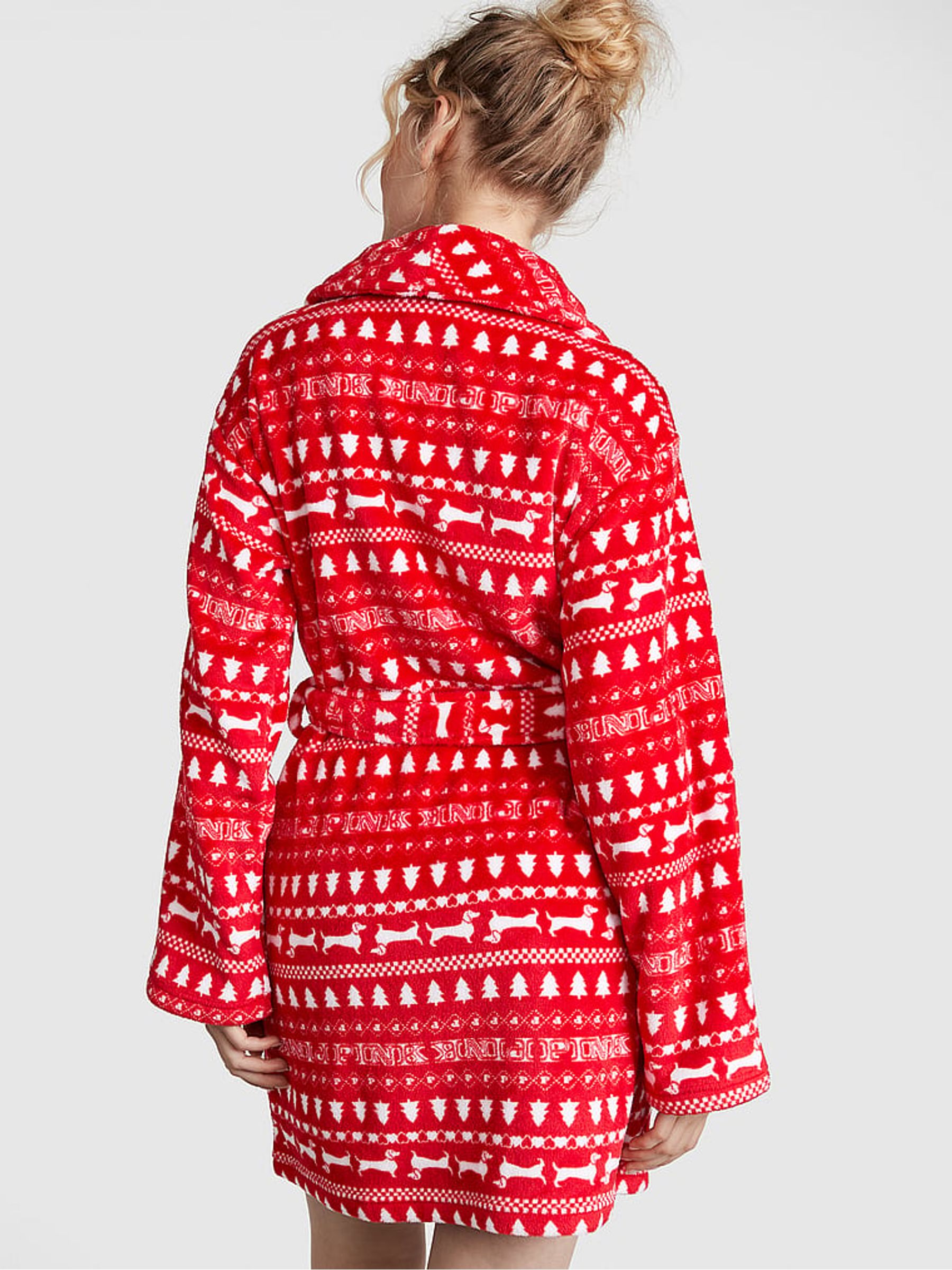 Red Pepper Christmas Print Cosy Robe - Image 2 of 3
