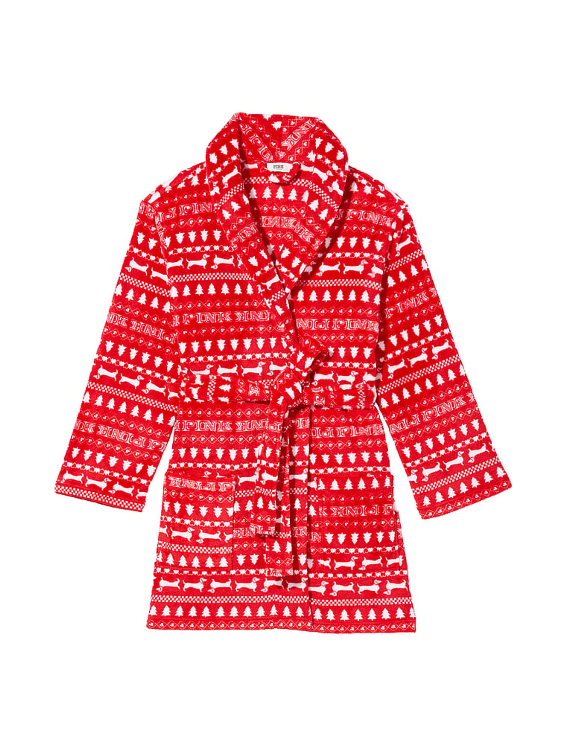 Red Pepper Christmas Print Cosy Robe - Image 3 of 3