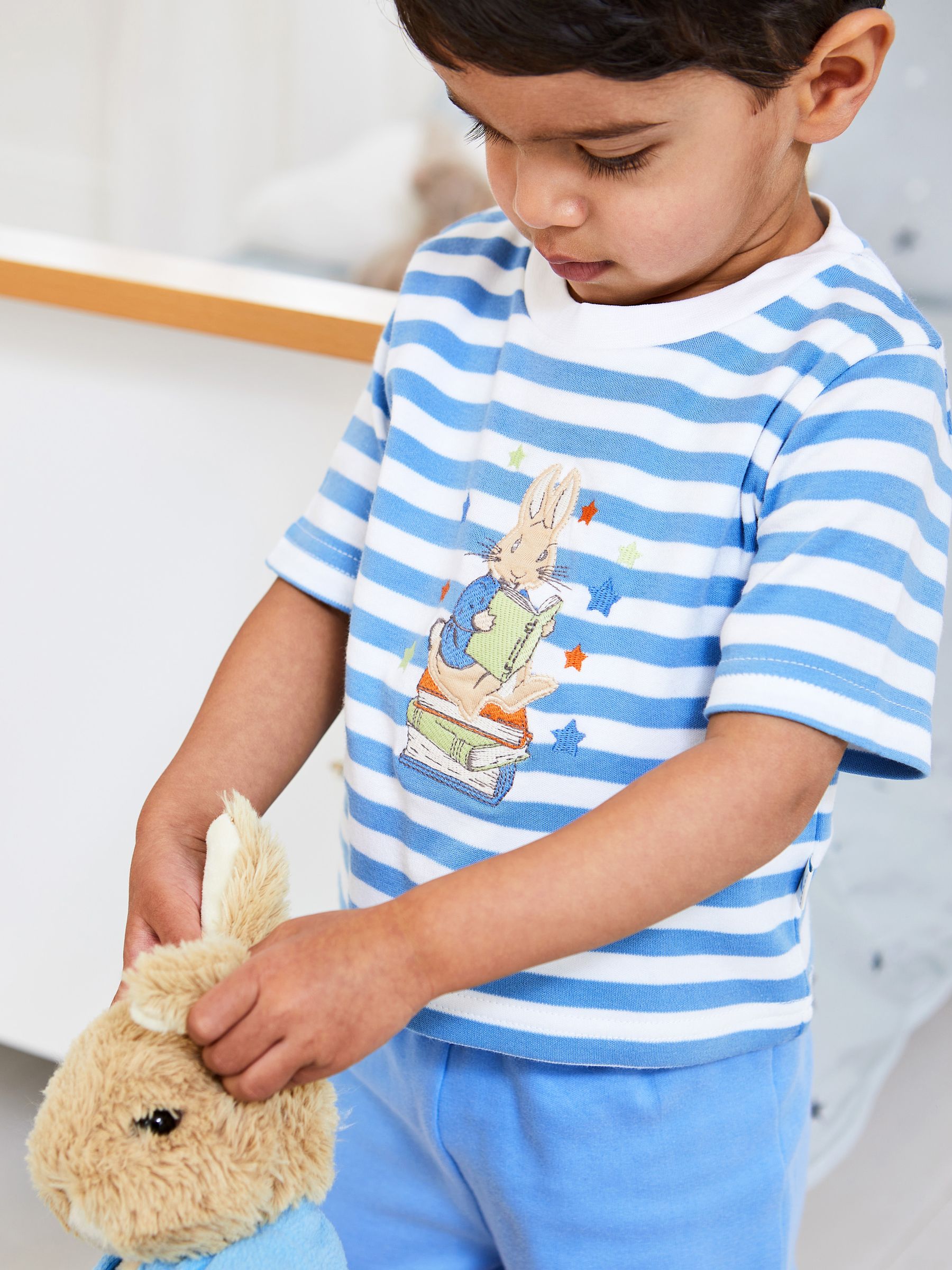 Blue Peter Rabbit Jersey Pyjamas - Image 2 of 6