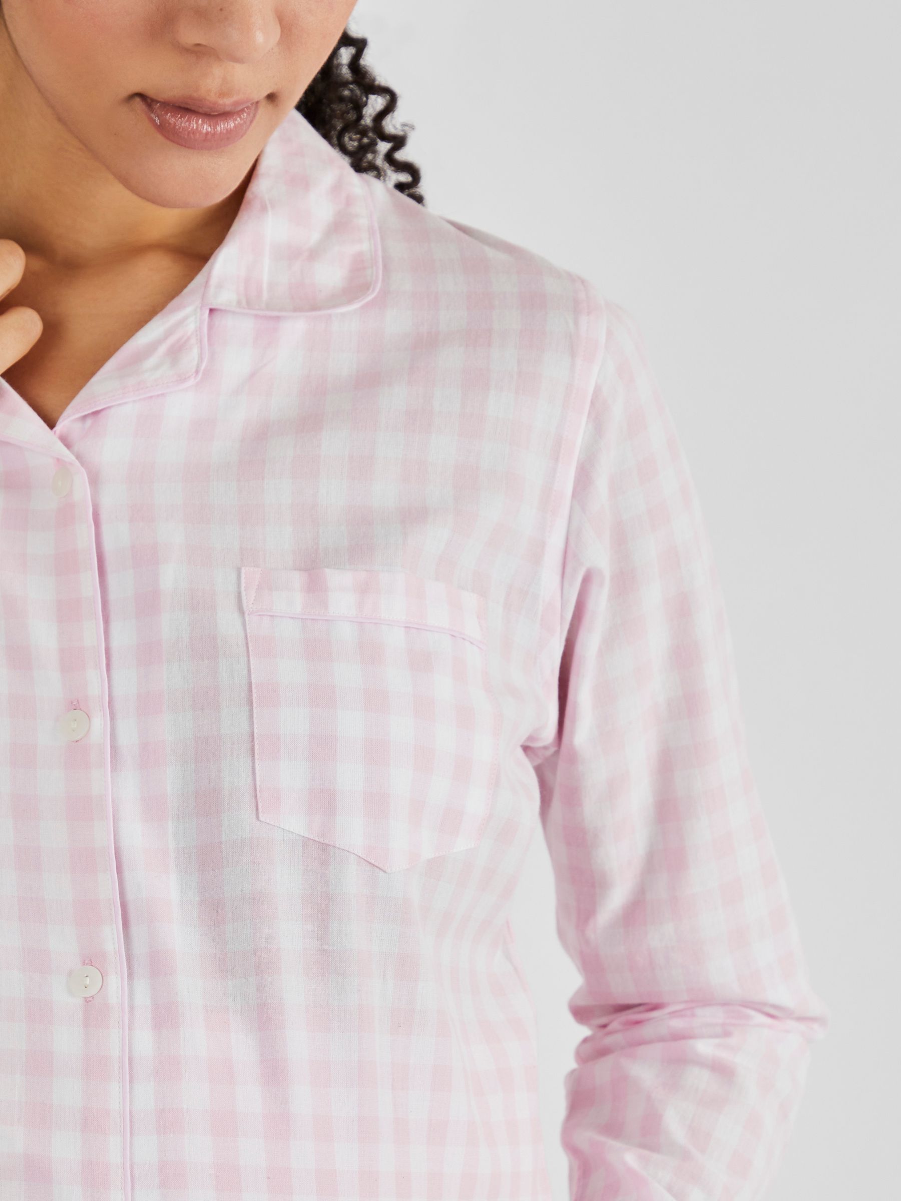 Pink Gingham Maternity Pyjamas Set - Image 4 of 5
