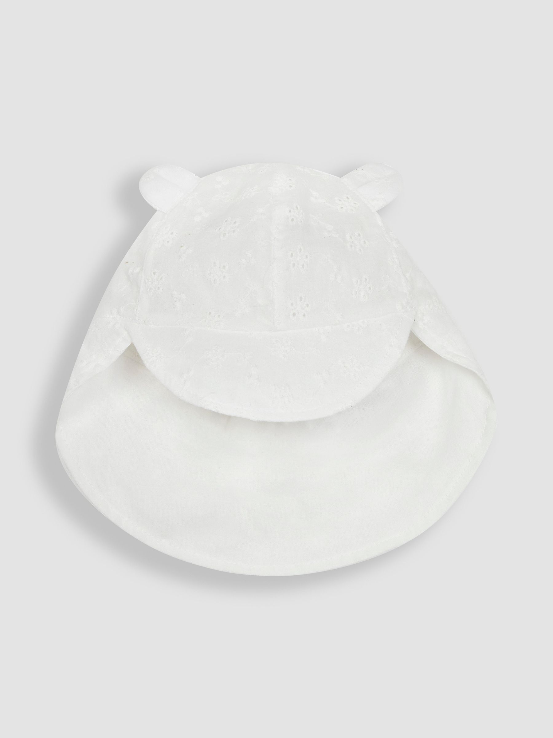 White Broderie Legionnaire Cap - Image 1 of 3