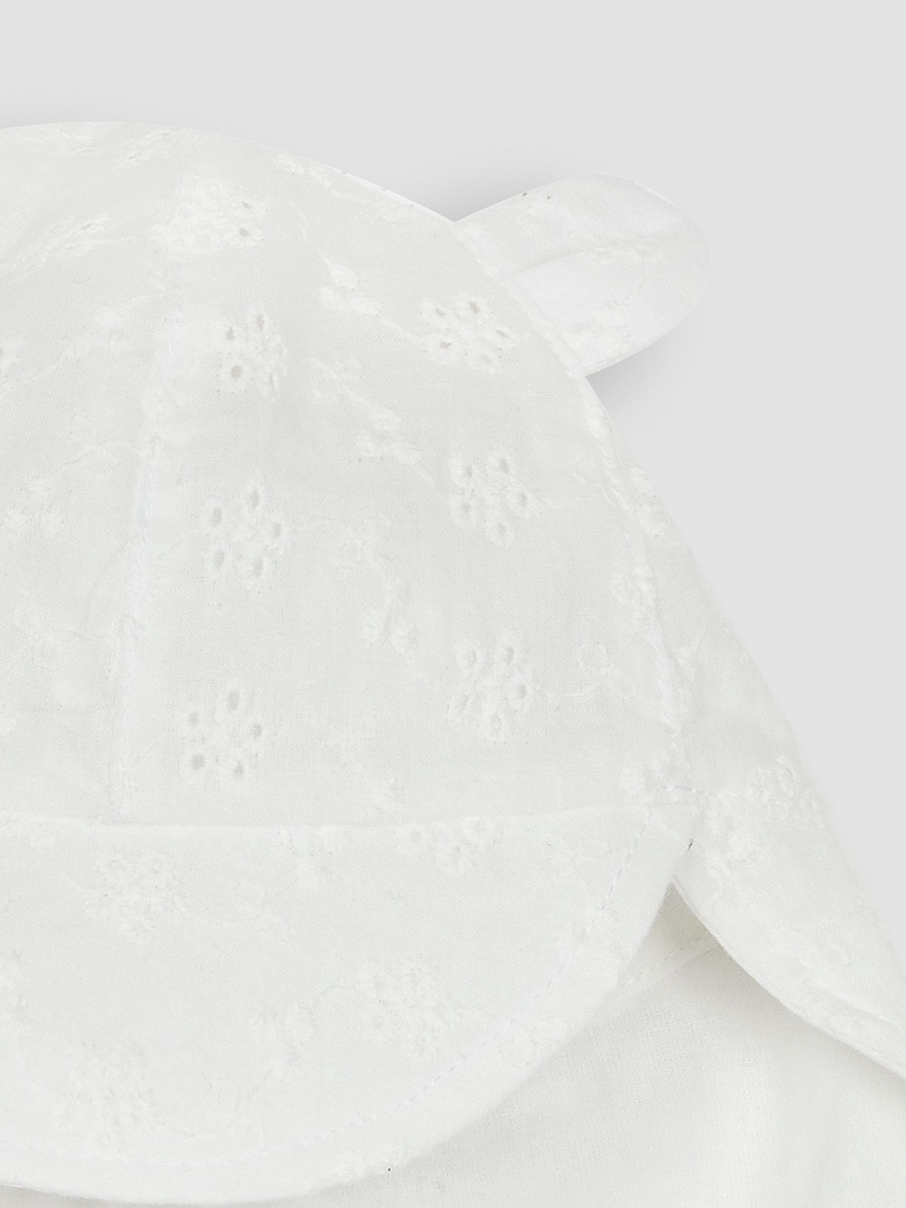 White Broderie Legionnaire Cap - Image 2 of 3