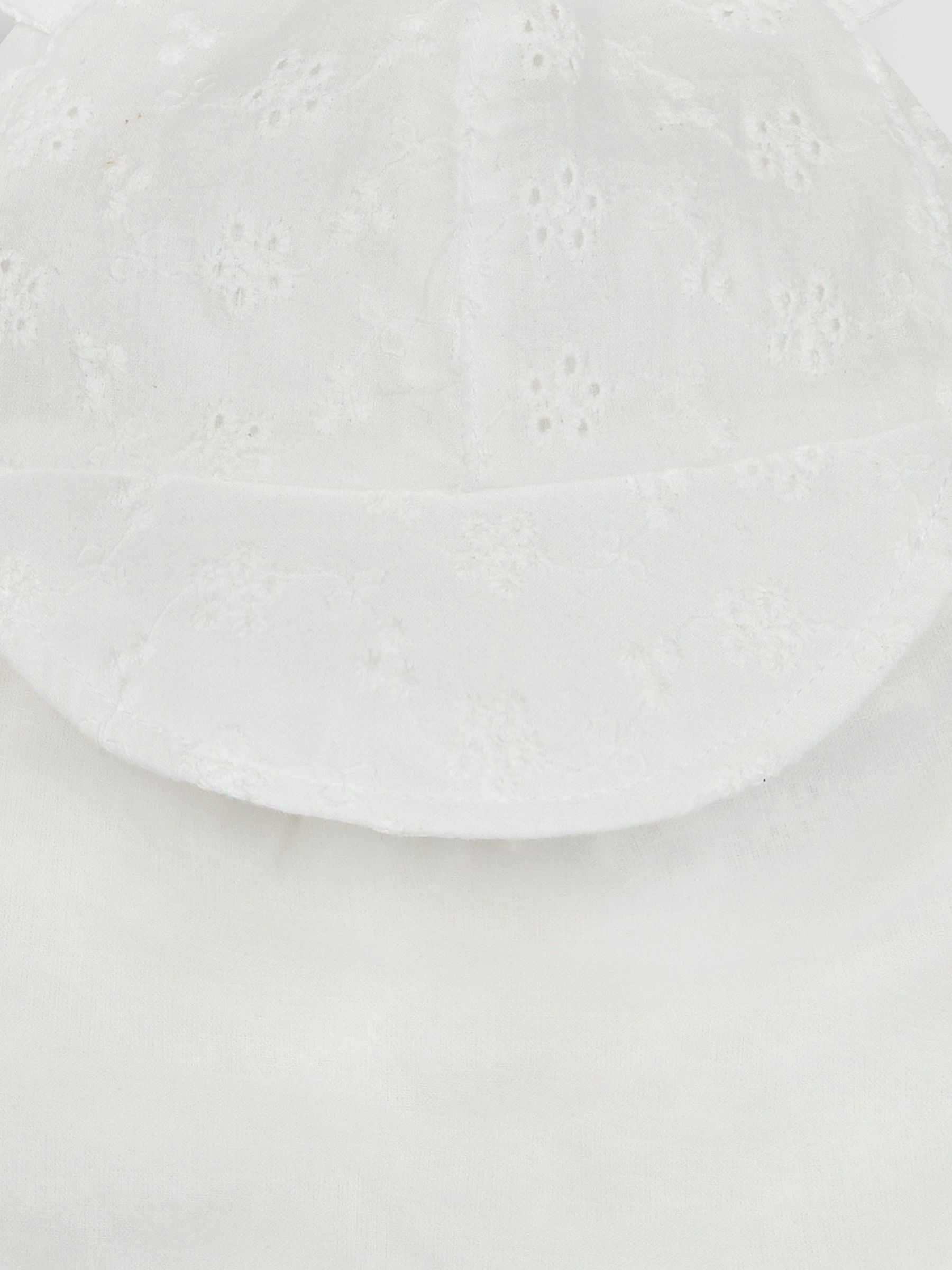 White Broderie Legionnaire Cap - Image 3 of 3