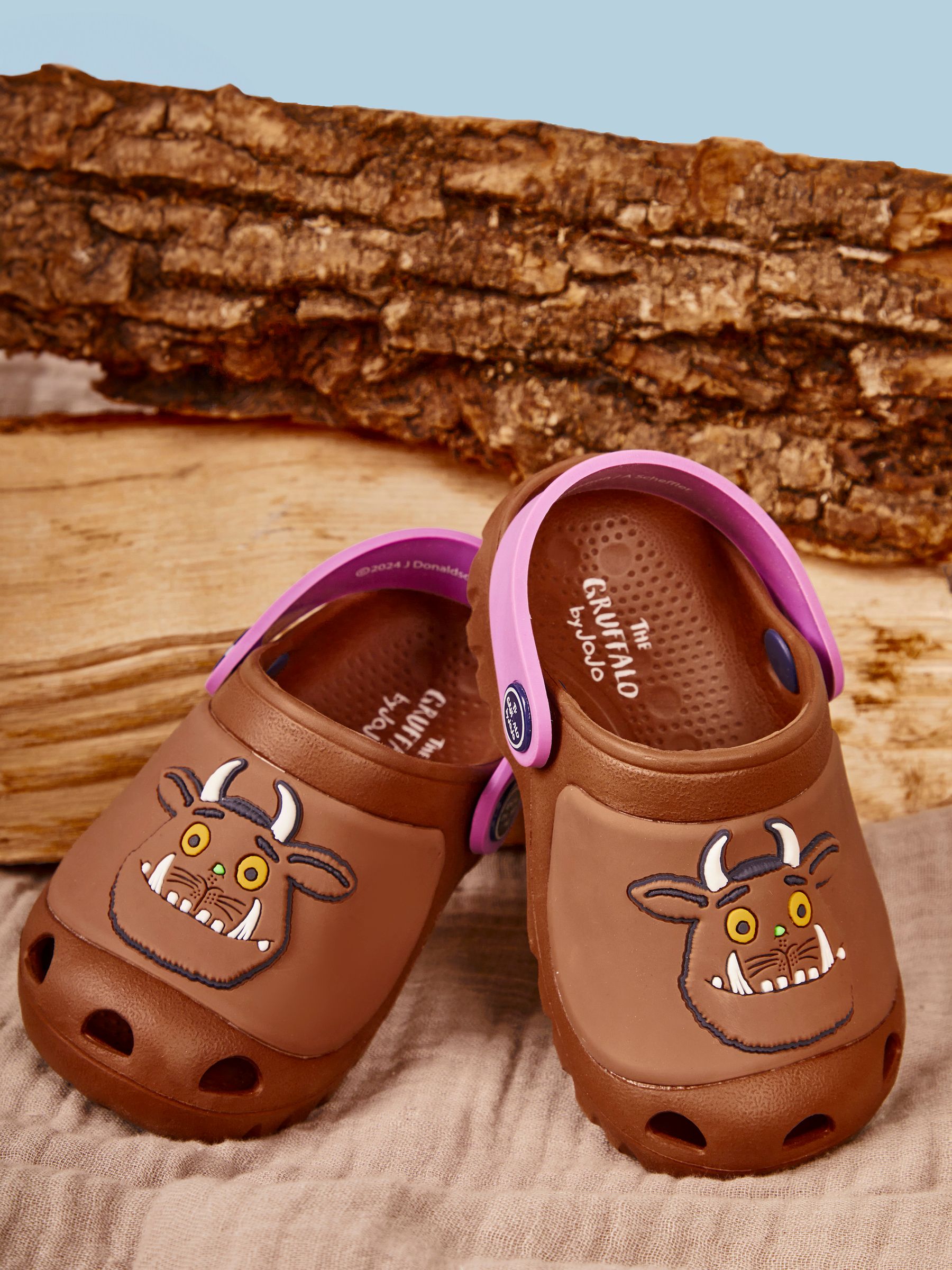 Brown The Gruffalo Clogs - Image 1 of 6