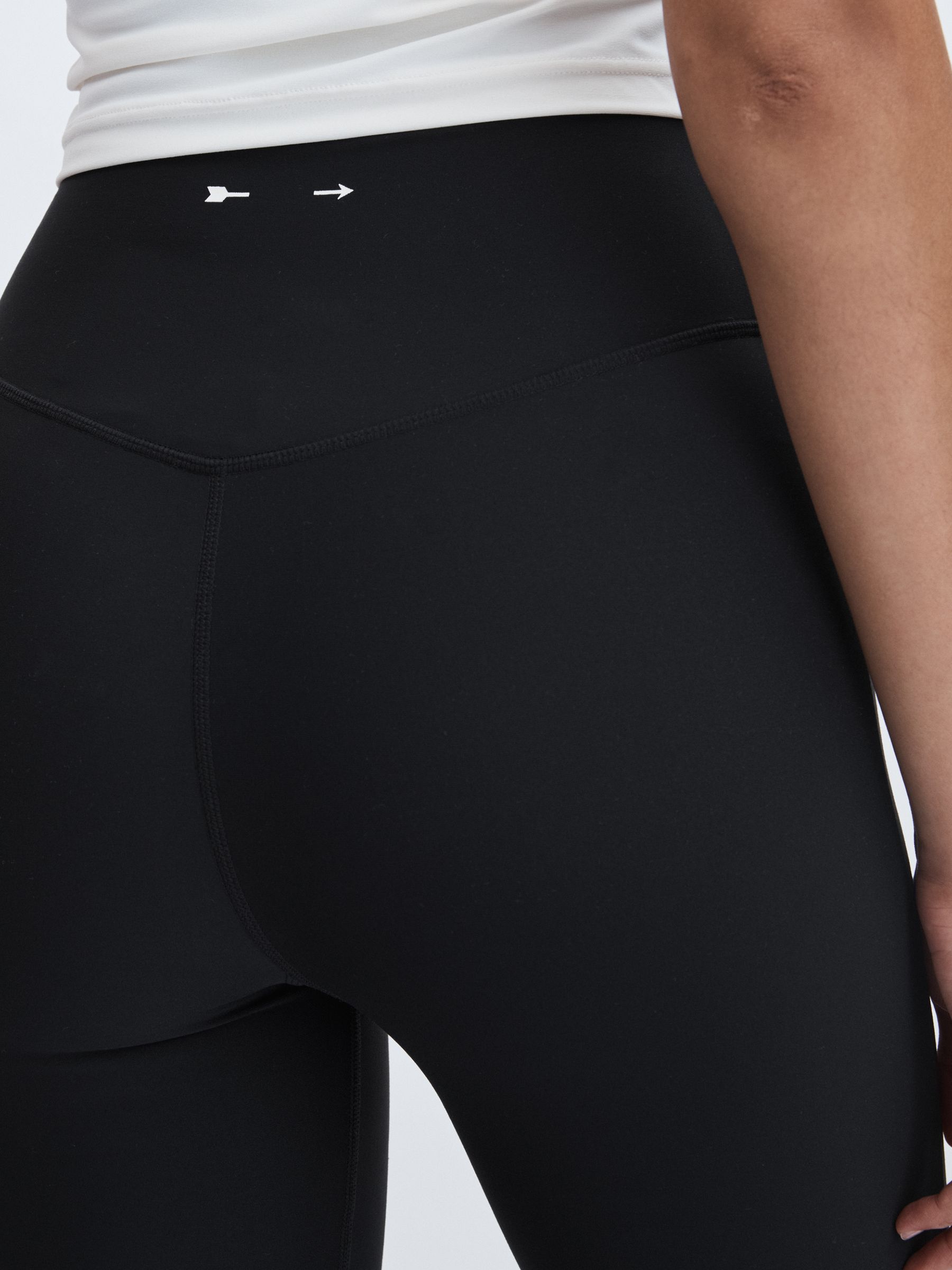 The Upside High Rise Flared Leggings in Black - Image 4 of 6