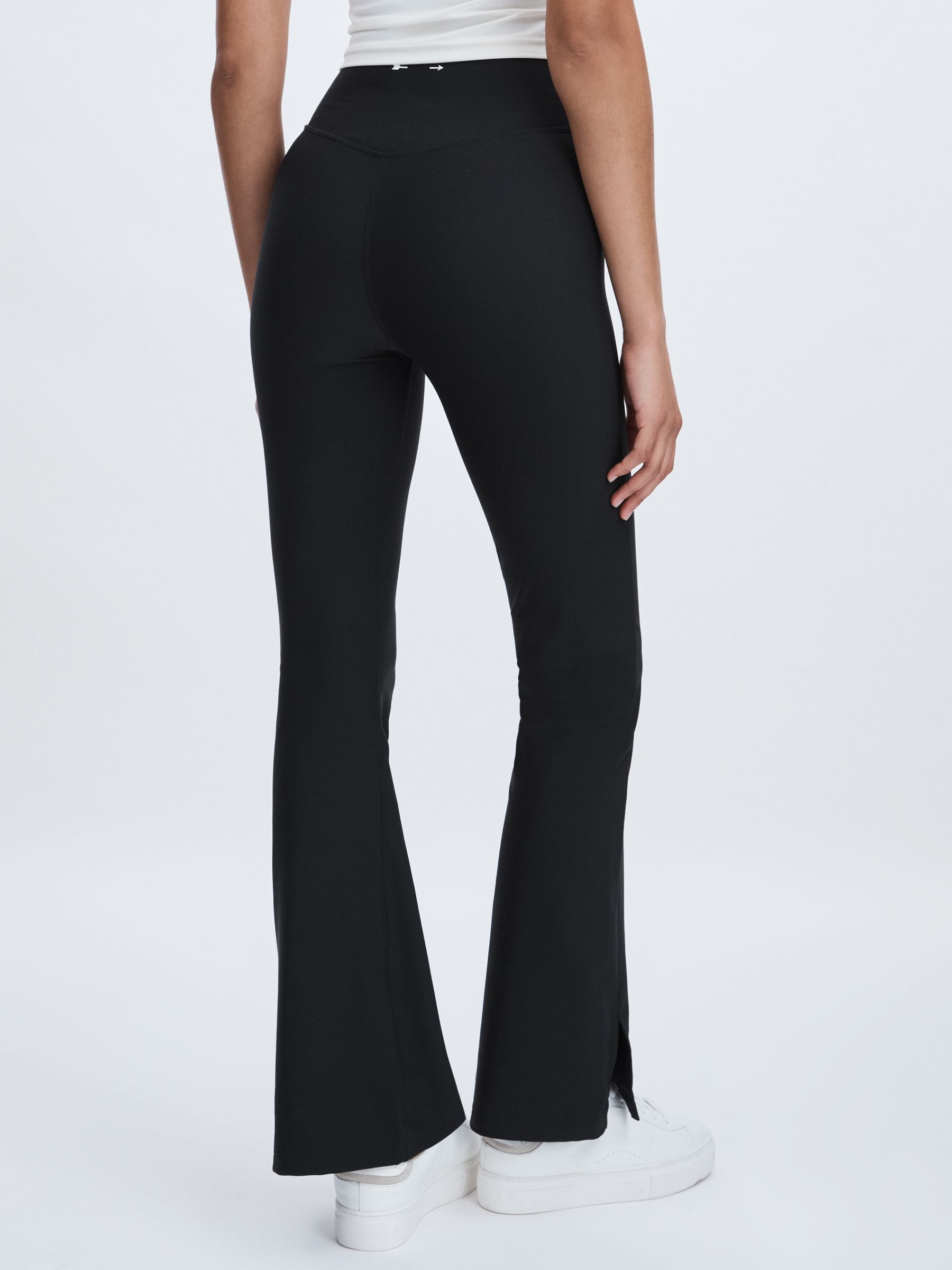 The Upside High Rise Flared Leggings in Black - Image 5 of 6
