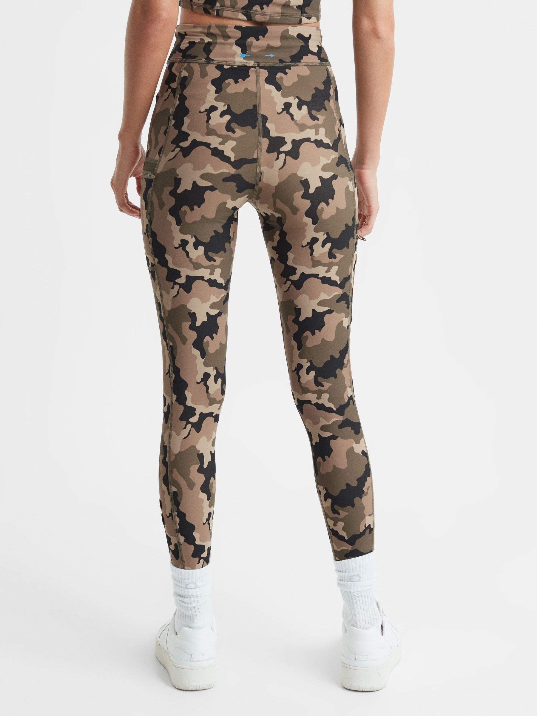 The Upside Drawstring Camouflage Leggings in Camo - Image 5 of 5