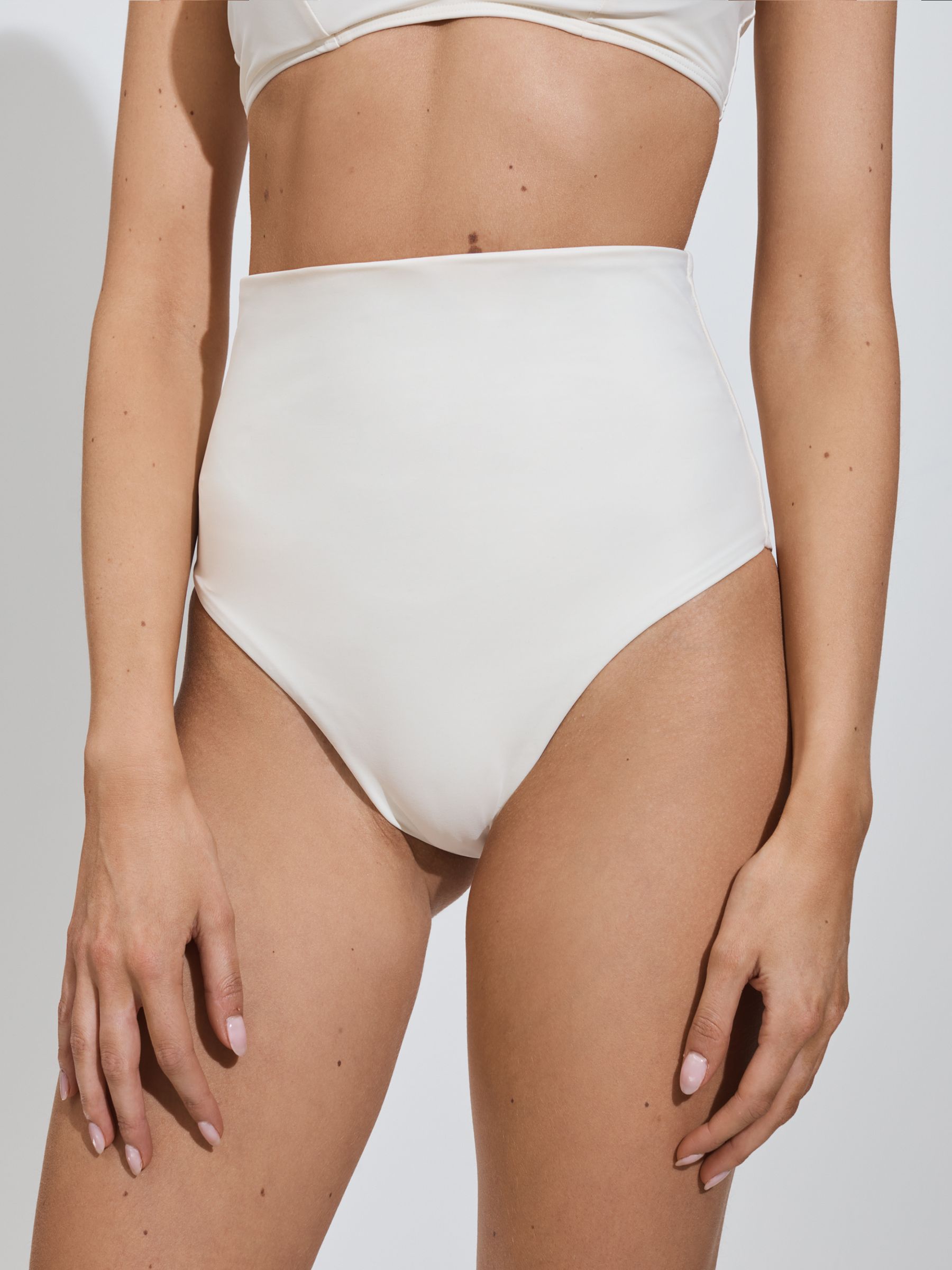 Bondi Born High Rise Bikini Bottoms in Pearl - Image 4 of 5