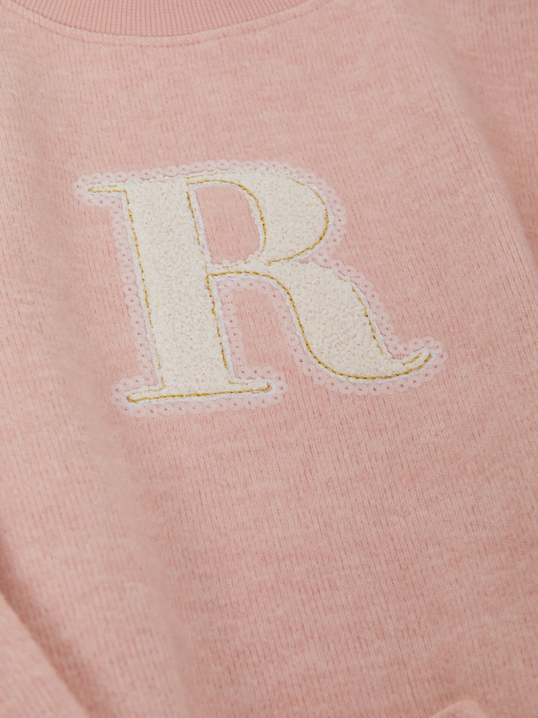 4-9 yrs Cotton Blend Drawstring Dress in Apricot - Image 6 of 8