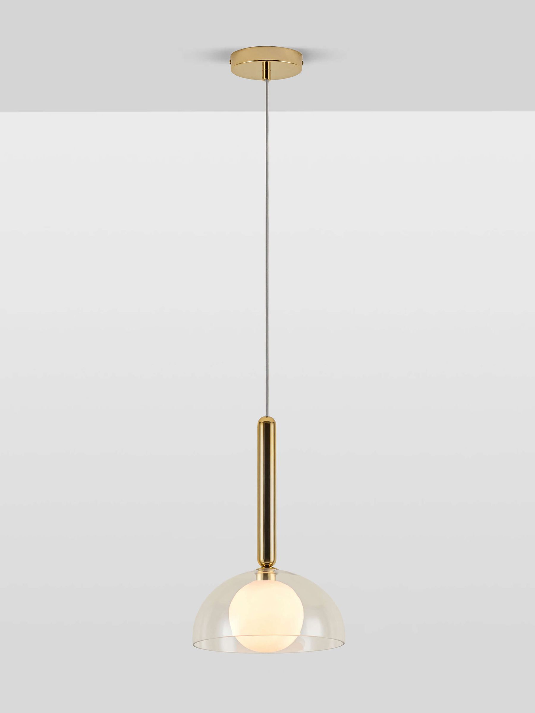 Houseof. Clear Glass Dome Ceiling Light - Image 1 of 4
