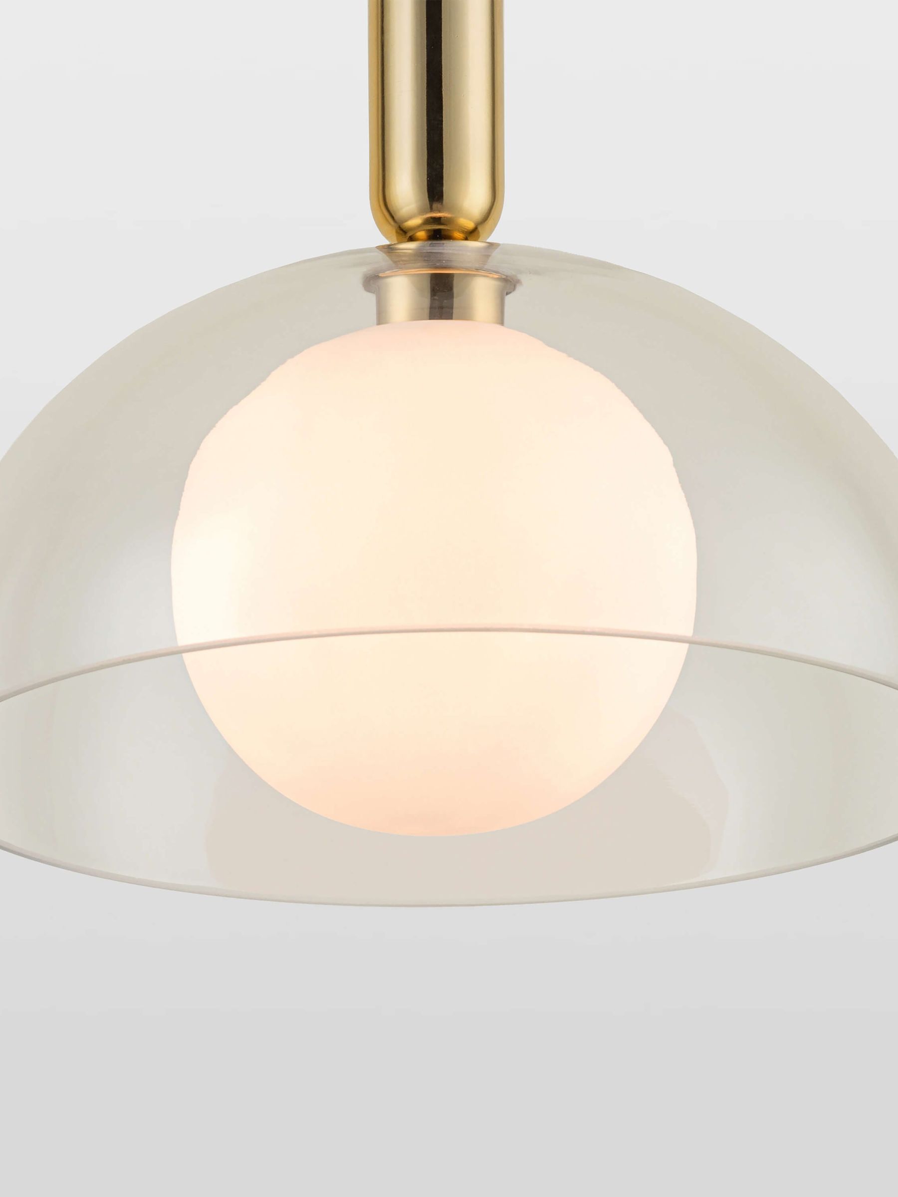 Houseof. Clear Glass Dome Ceiling Light - Image 3 of 4
