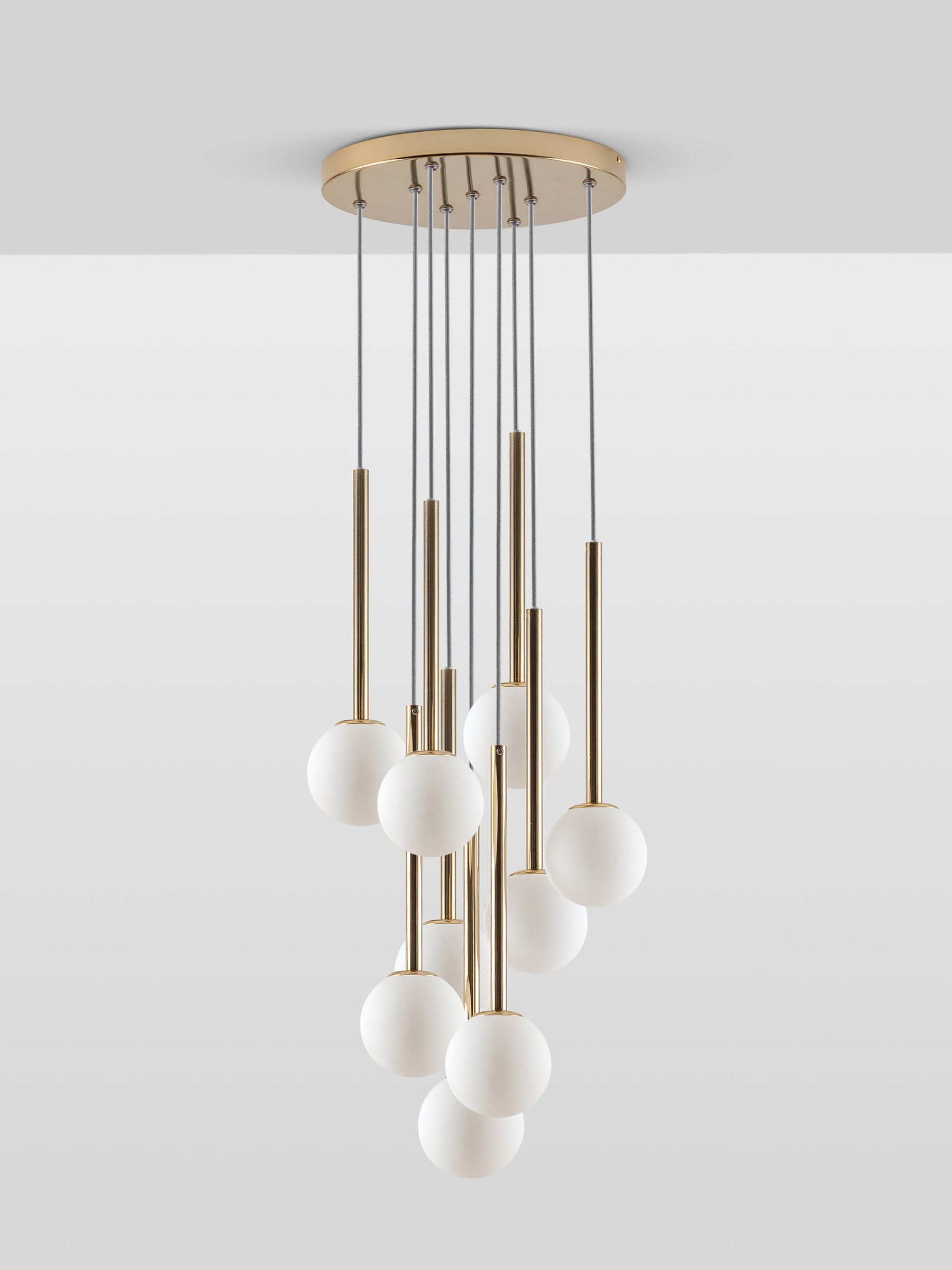 Houseof. Brass Opal Ball Cluster Light - Image 2 of 4