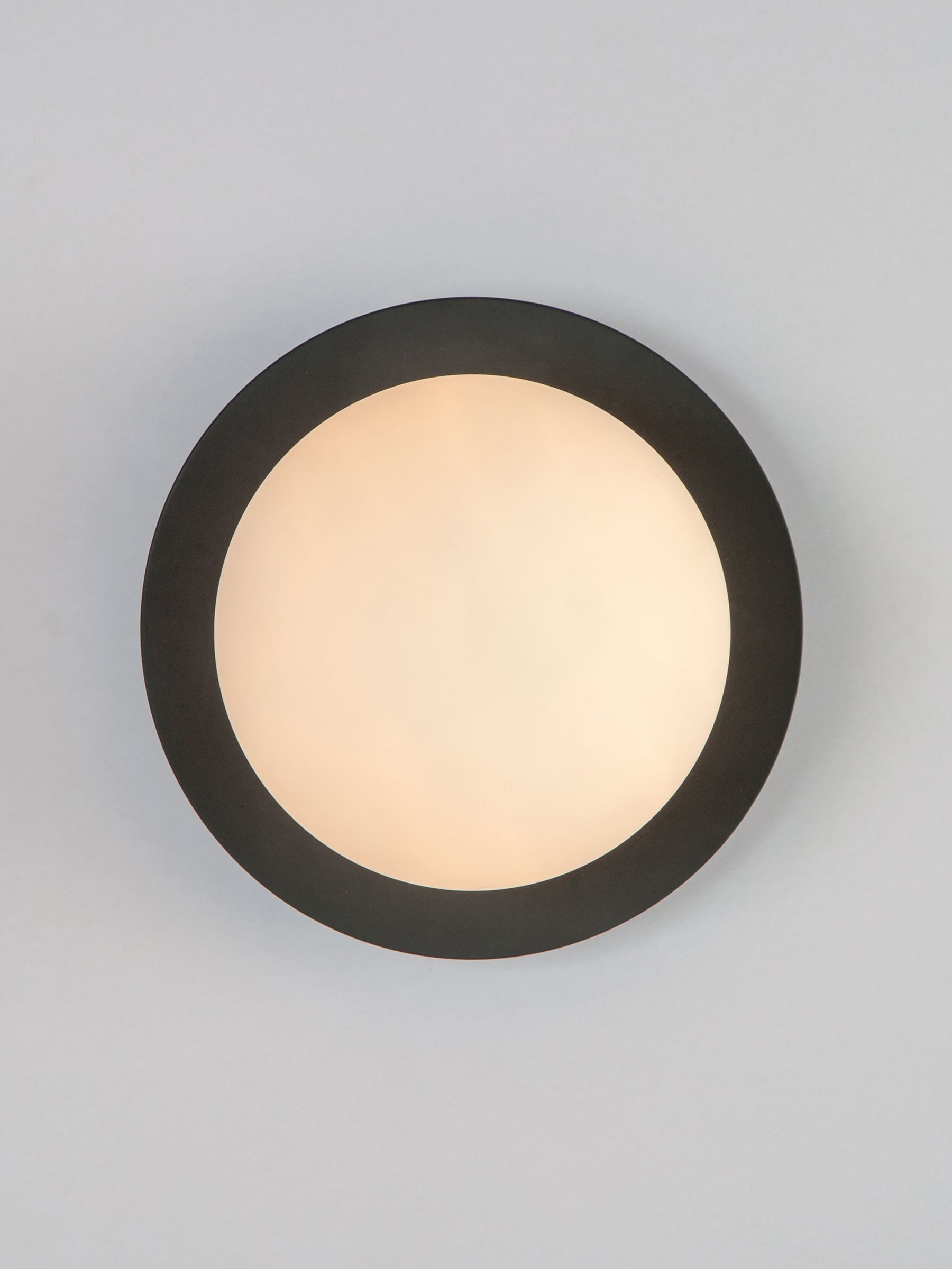 Houseof. Grey Opal Disk Wall Bathroom Light - Image 1 of 3