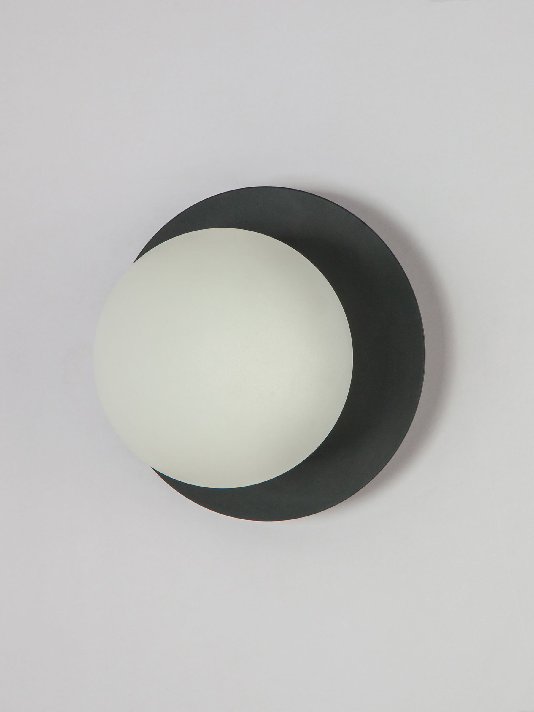 Houseof. Grey Opal Disk Wall Bathroom Light - Image 2 of 3