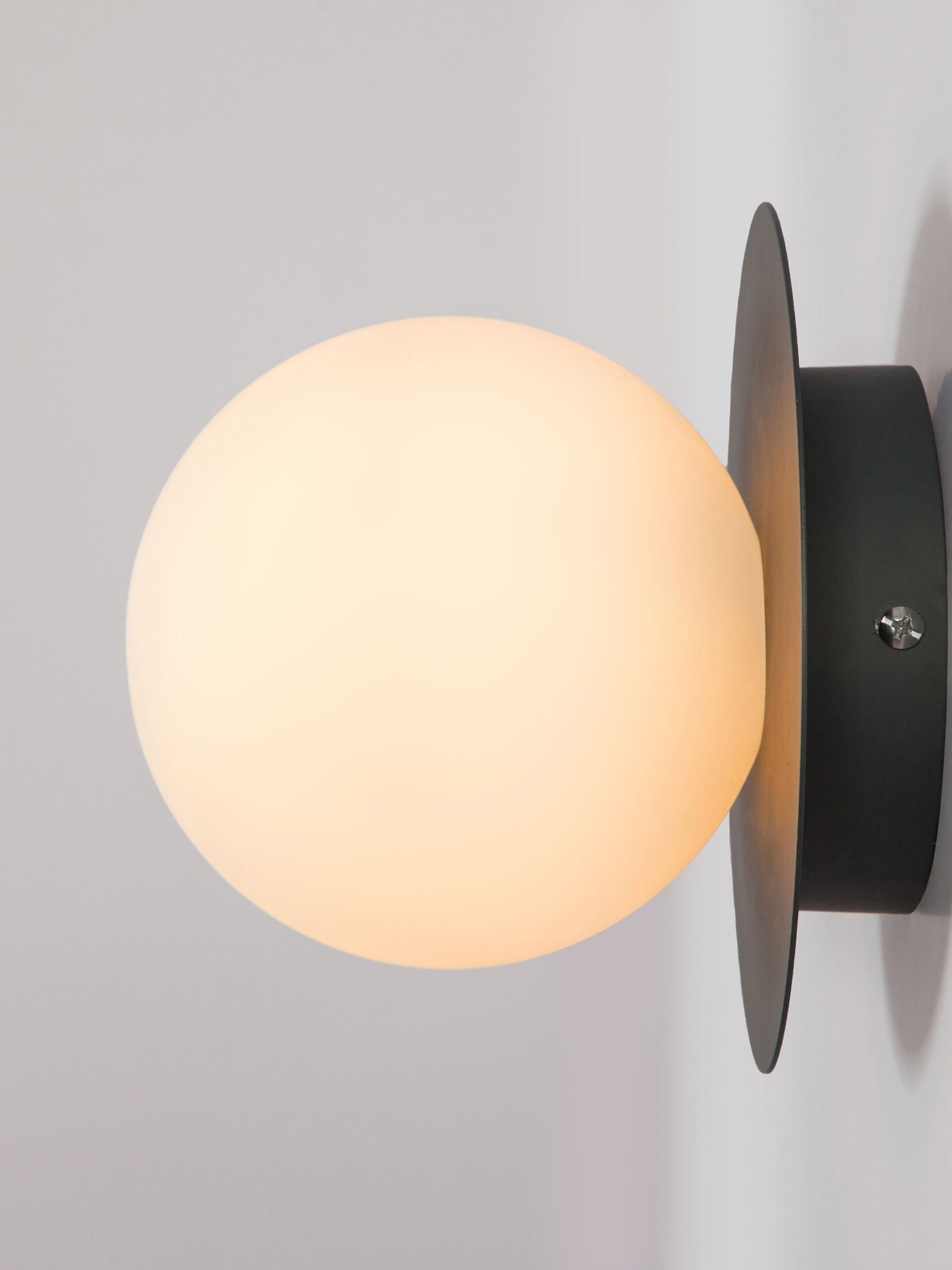 Houseof. Grey Opal Disk Wall Bathroom Light - Image 3 of 3