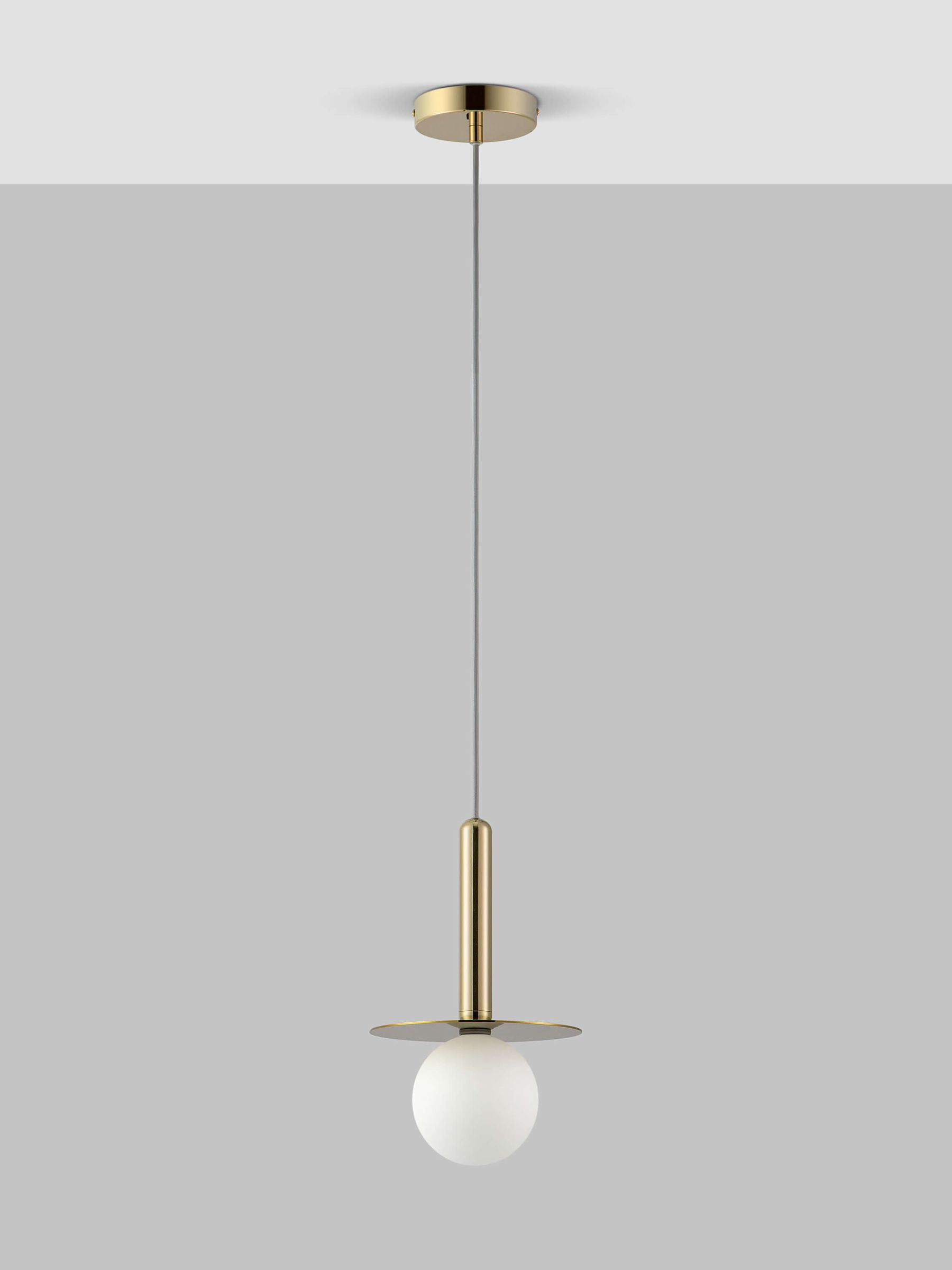 Houseof. Brass Plate Pendant Ceiling Light - Image 2 of 4