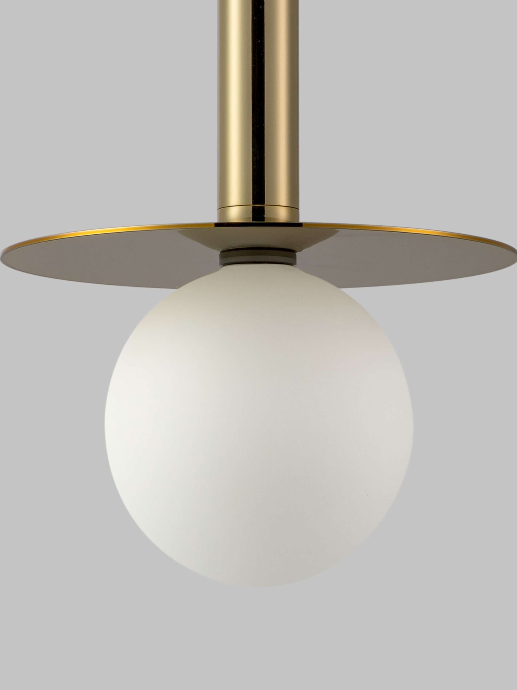 Houseof. Brass Plate Pendant Ceiling Light - Image 3 of 4
