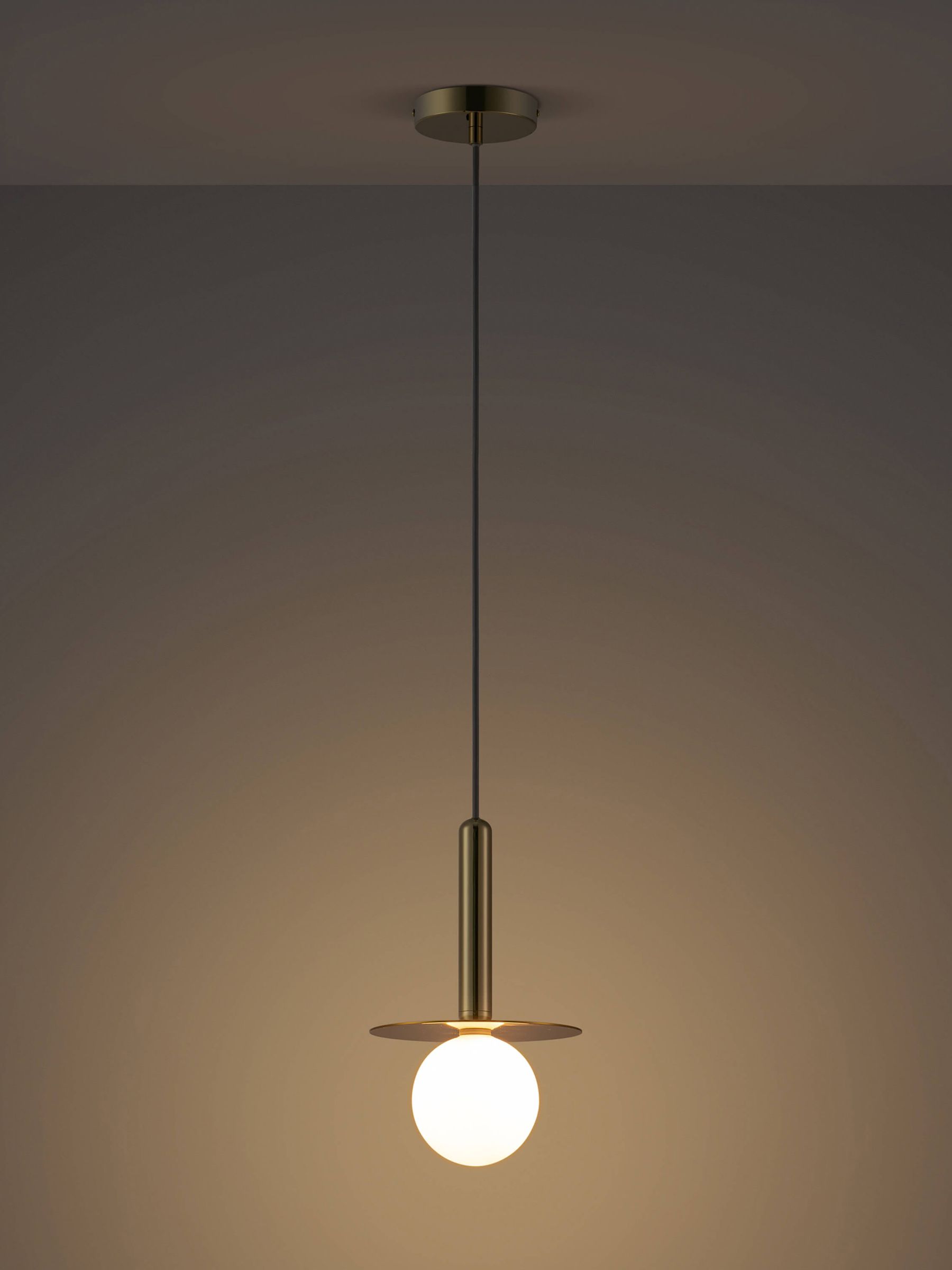 Houseof. Brass Plate Pendant Ceiling Light - Image 4 of 4