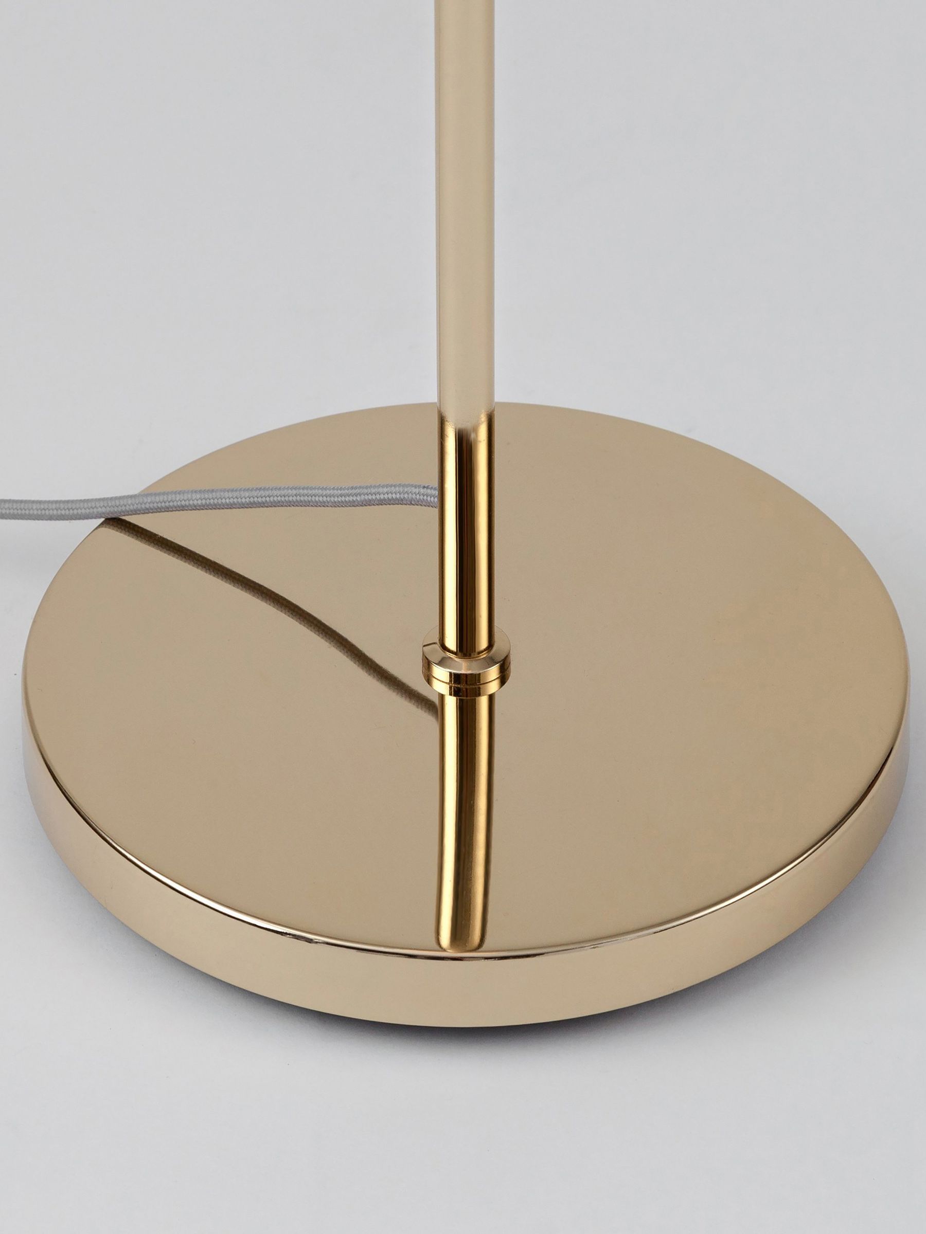 Houseof. Brass Opal Disk Floor Lamp - Image 3 of 4