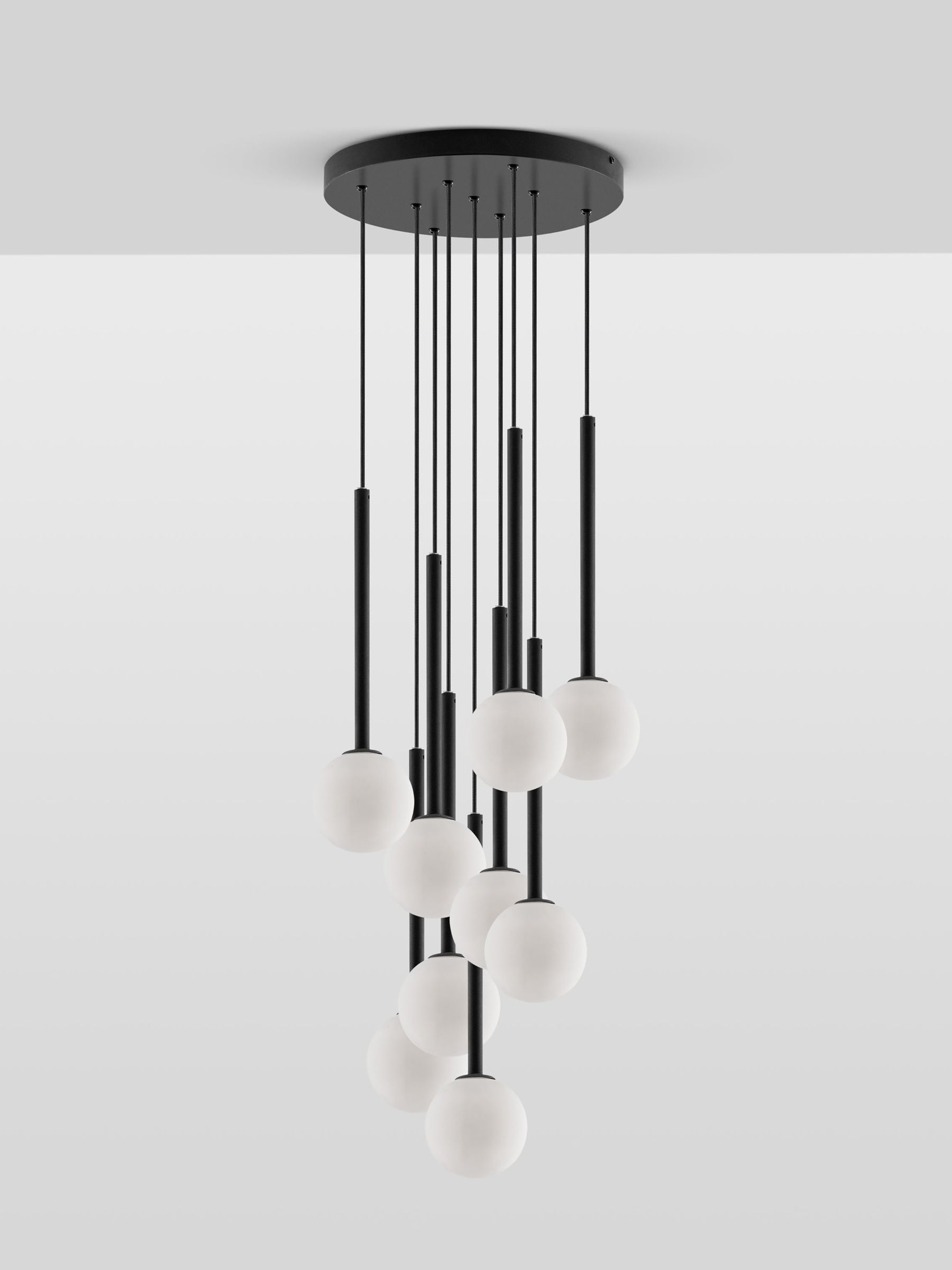 Houseof. Charcoal Grey Opal Ball Cluster Light - Image 2 of 4